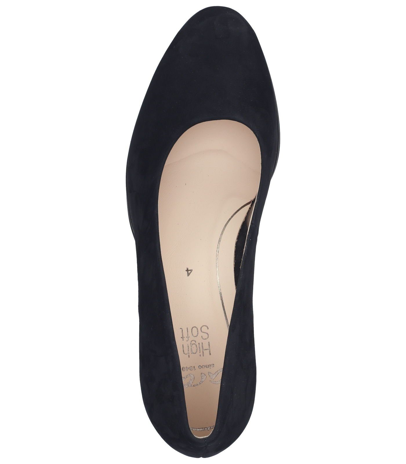 Pumps Ara Blau Pumps Nubukleder