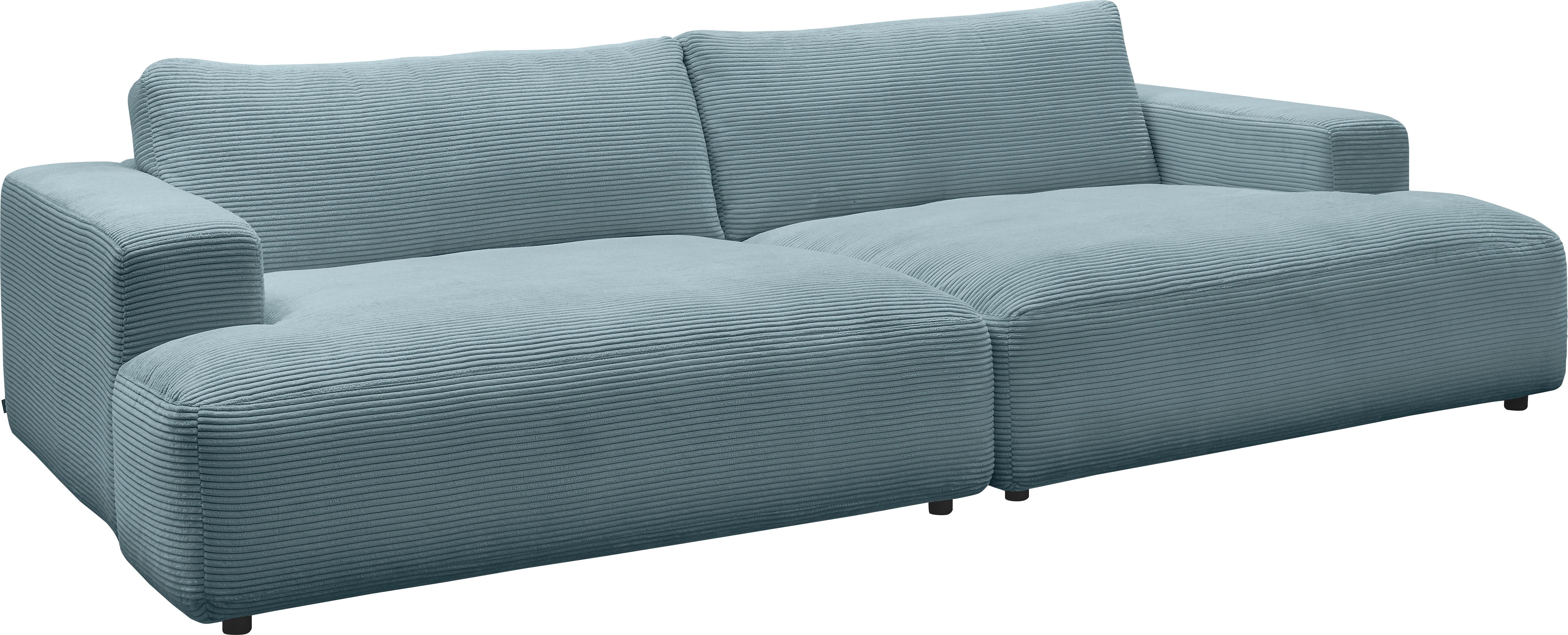 Loungesofa Breite Cord-Bezug, Musterring petrol 292 cm GALLERY by M Lucia, branded