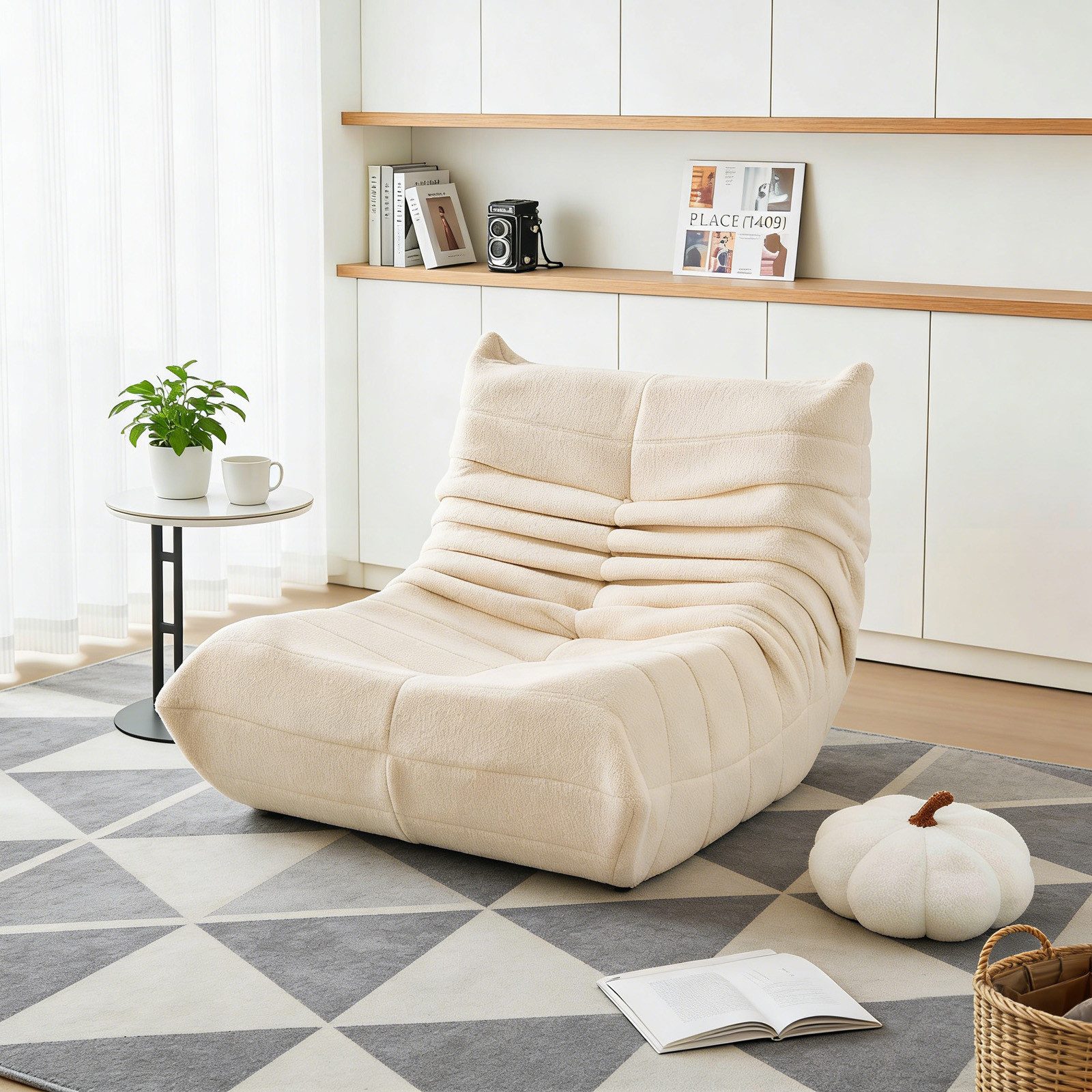 REDOM Sofa Sitzsack, Einzelsofa, Wohnzimmer Sofa, Interne rahmenlose Strukt günstig online kaufen