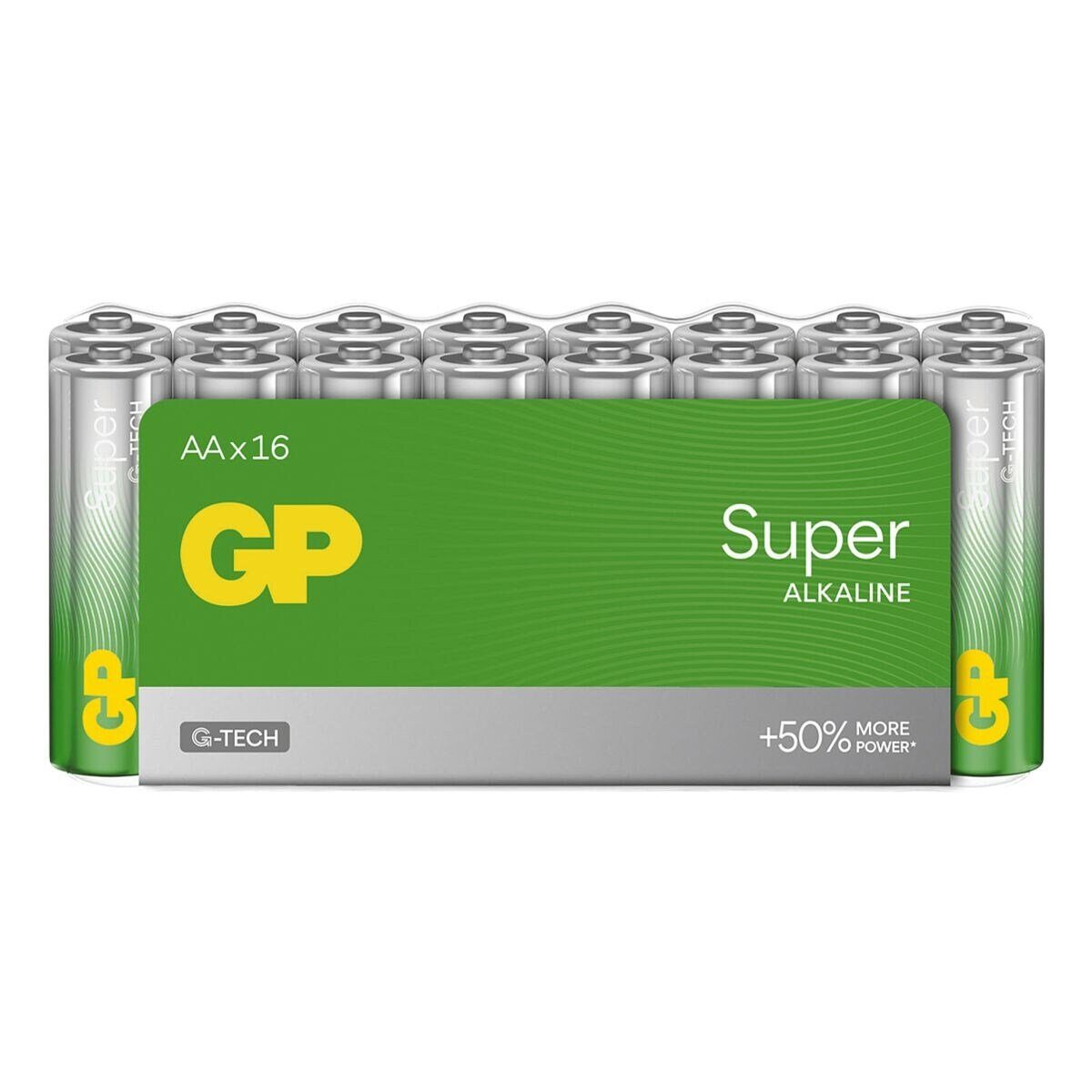 LR6, V, / / Super Batteries AA (1.5 Alkali 1,5 Mignon Batterie, GP St), 16 / Alkaline V, LR06