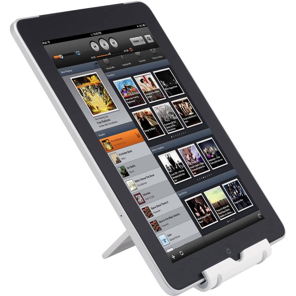 und (5) 12.7 Tablet-Halterung Renkforce Smartphone- Tablet-Ständer - cm