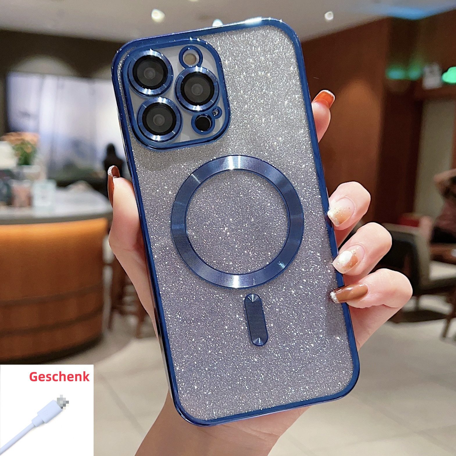 trends for living Handyhülle Hülle für iPhone 11 12 13 14 15 16 Pro Plus Max Cover Magsafe Kamera