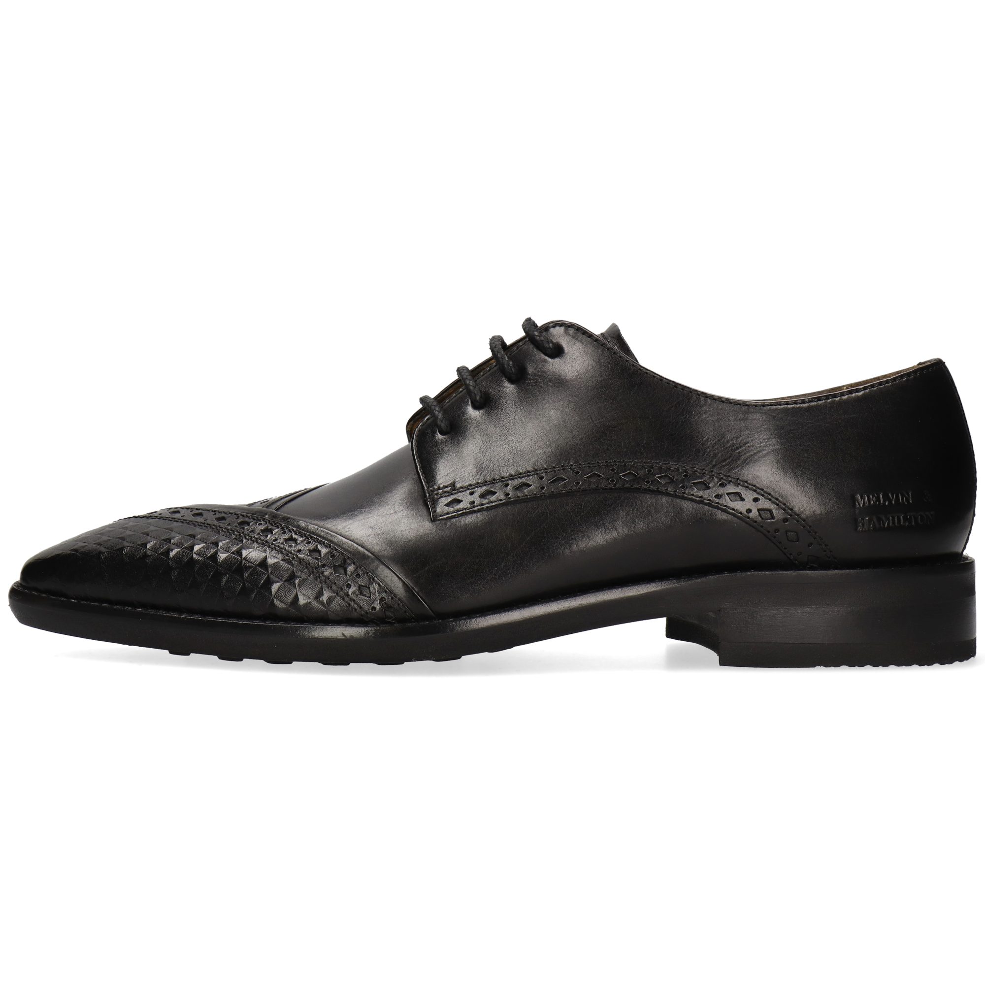 Melvin & Hamilton Elvis 94 Leder-Derby Schuhe für Herren Schnürschuh Flache Absätze, Echtes Leder, Vegetabile Gerbung
