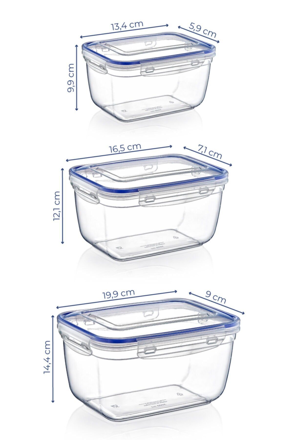 Vorratsdose Vorratsdosen, Plastik Transparent, Hermia FRM1140, 100% Concept