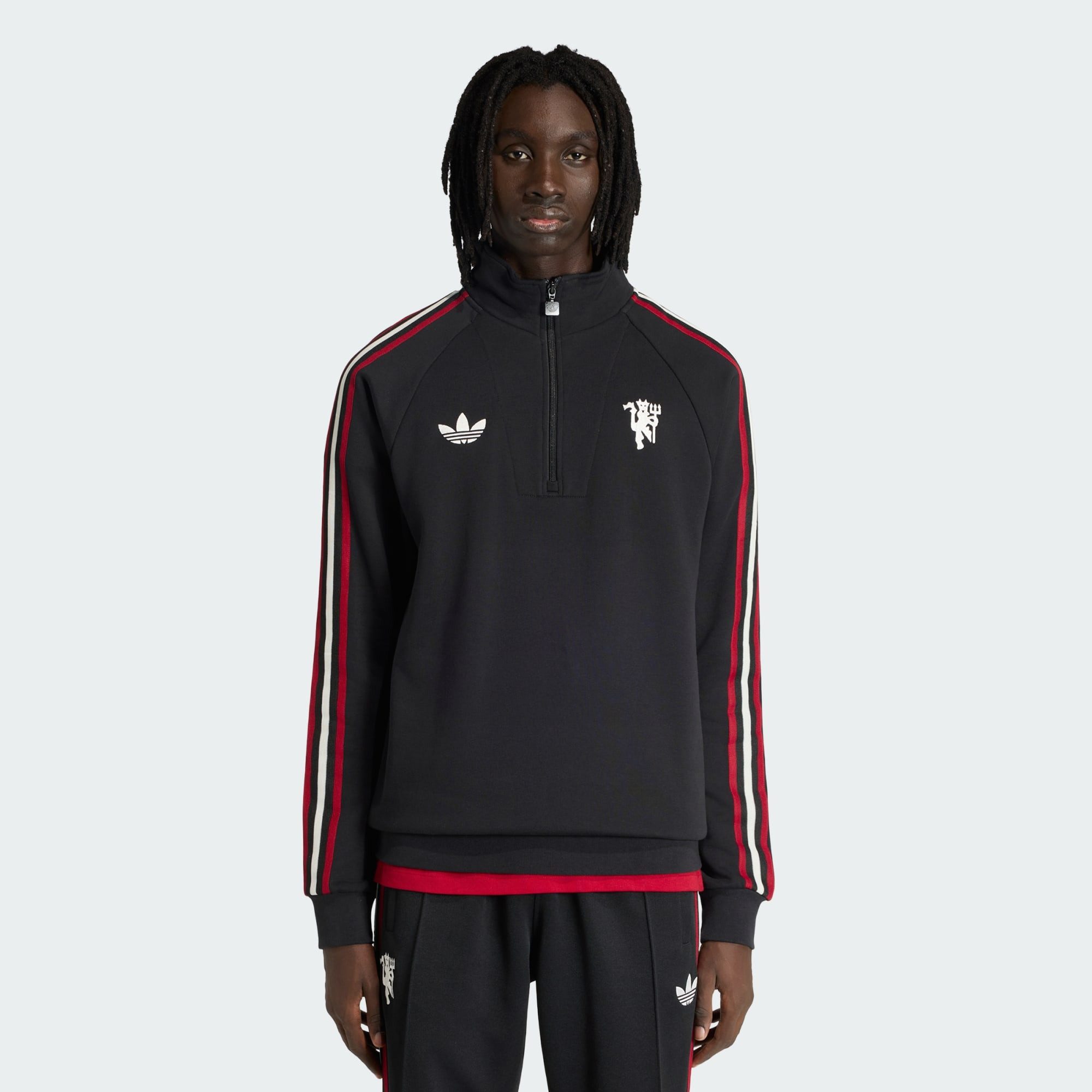 Sweatshirt MANCHESTER UNITED ORIGINALS HALF ZIP OBERTEIL
