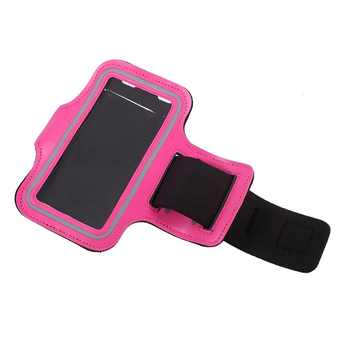 Armband Handyhülle Schutztasche CoverKingz Universal Jogging Handy Pink Schlüsselfach 4,5" Sport Handyhülle Etui Schutzhülle für bis, von Tasche Smartphones