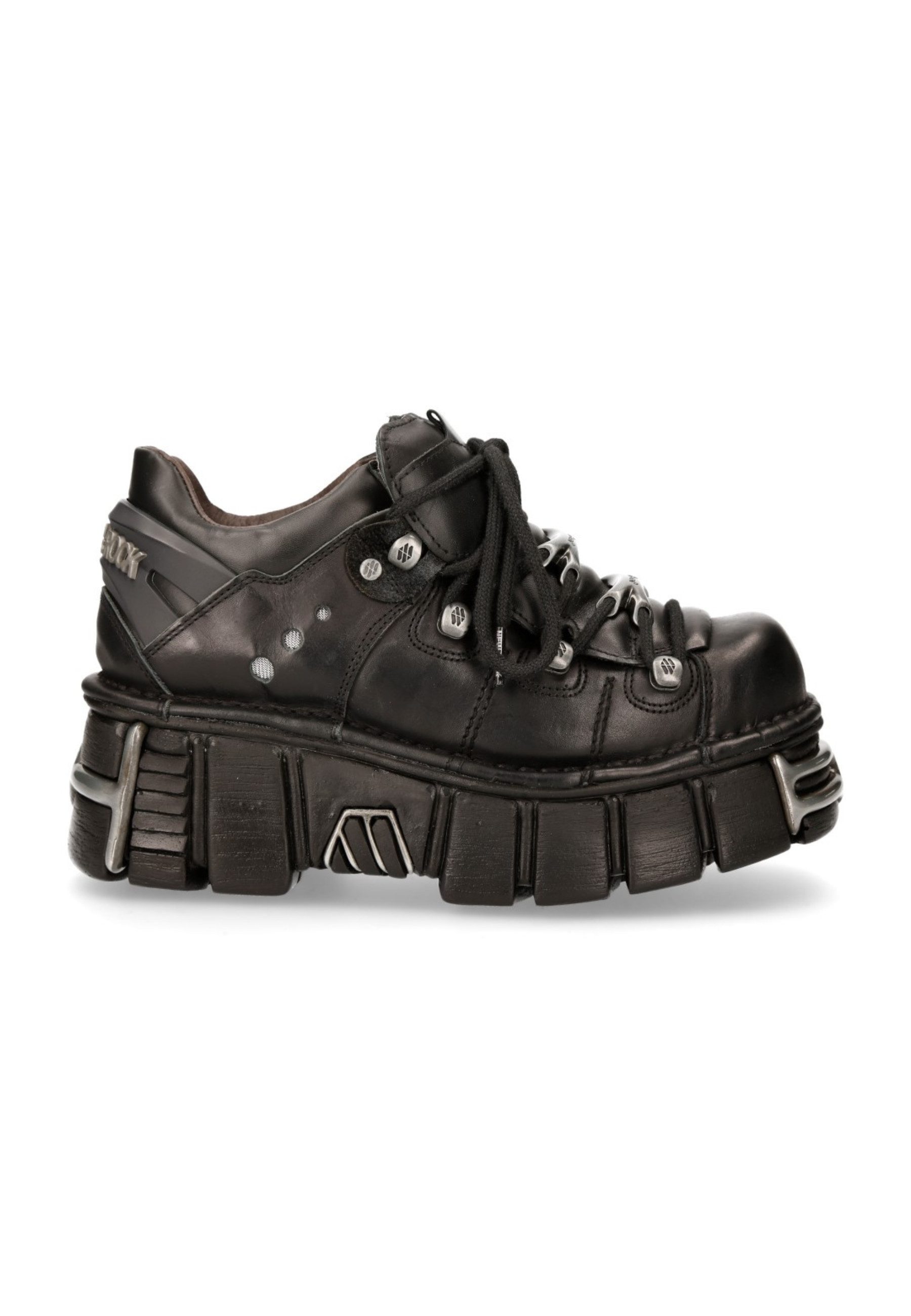 NEW ROCK M-120N-S26 Plateausneaker Handgefertigt in Spanien aus echtem Leder