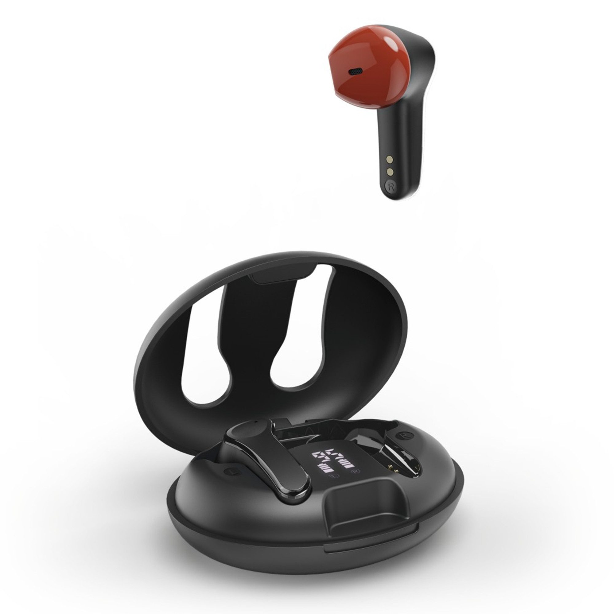 Hama Spirit Unchained, In-Ear, Schwarz Bluetooth-Kopfhörer (Lautstärkeregler/Rufannahmetaste)