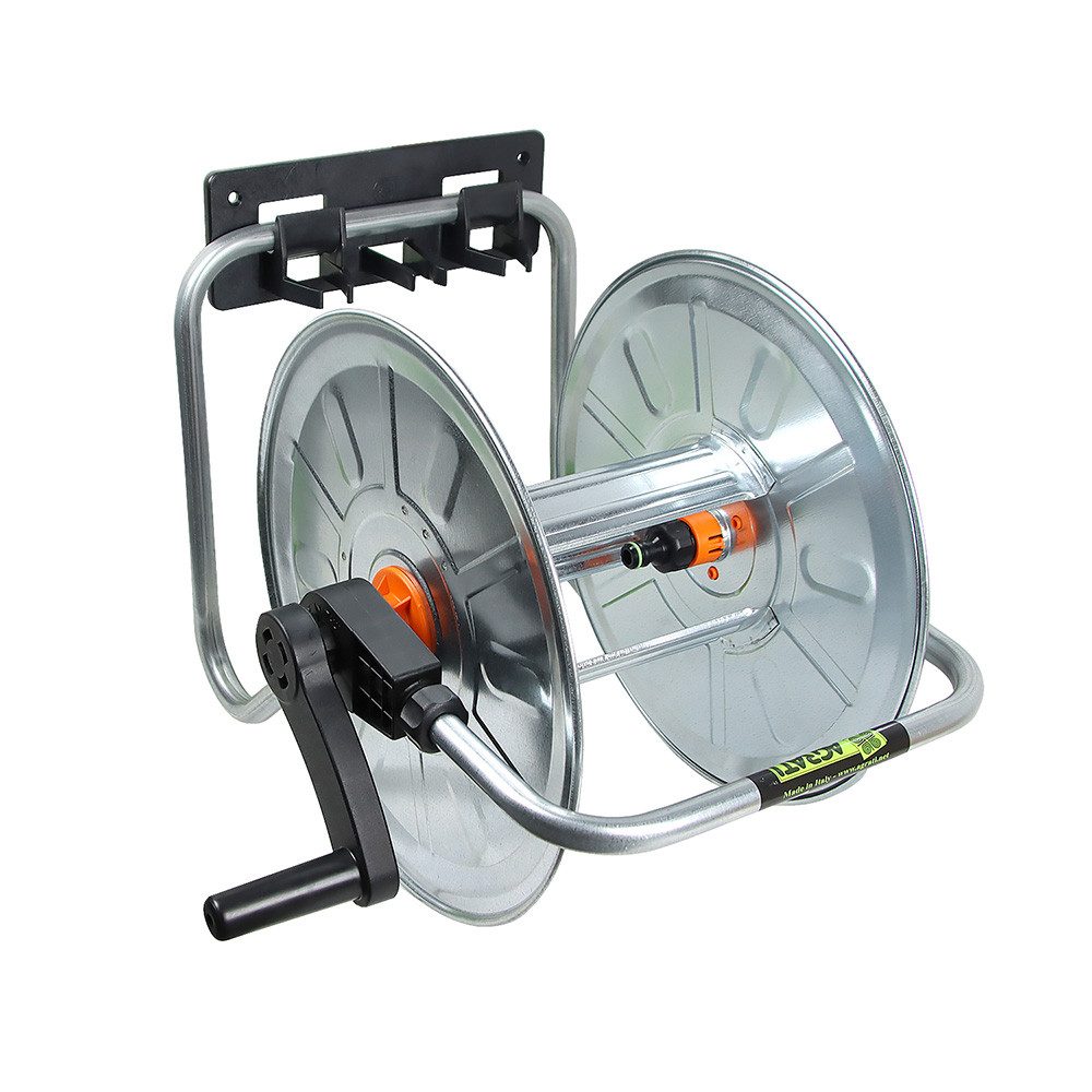 Bradas Wandschlauchhalter Schlauchträger 2in1 mit Wandbefestigung ZINCANTO