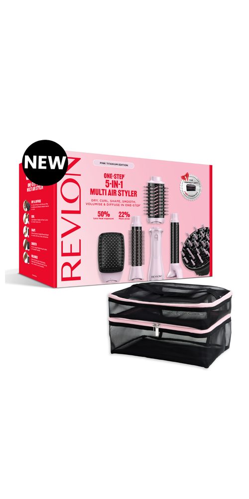 Revlon Haarbürste Revlon Tools One Step Multi Styler Pink