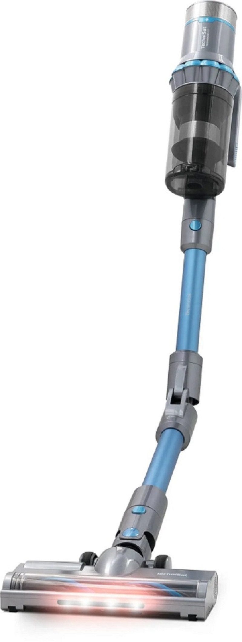 TechniSat Akku-Stielstaubsauger 0000/7041 Akkustaubsauger, Anthrazit/Blau, 380,00 W, beutellos