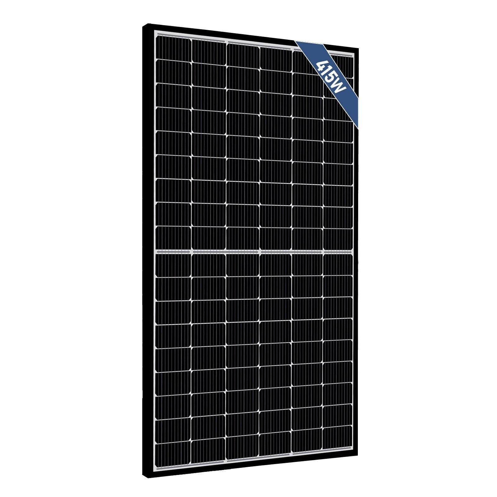 Photovoltaik Schwarz HIEFF M10 Stegpearl monokristalline Solarmodul 2x415W Solaranlage