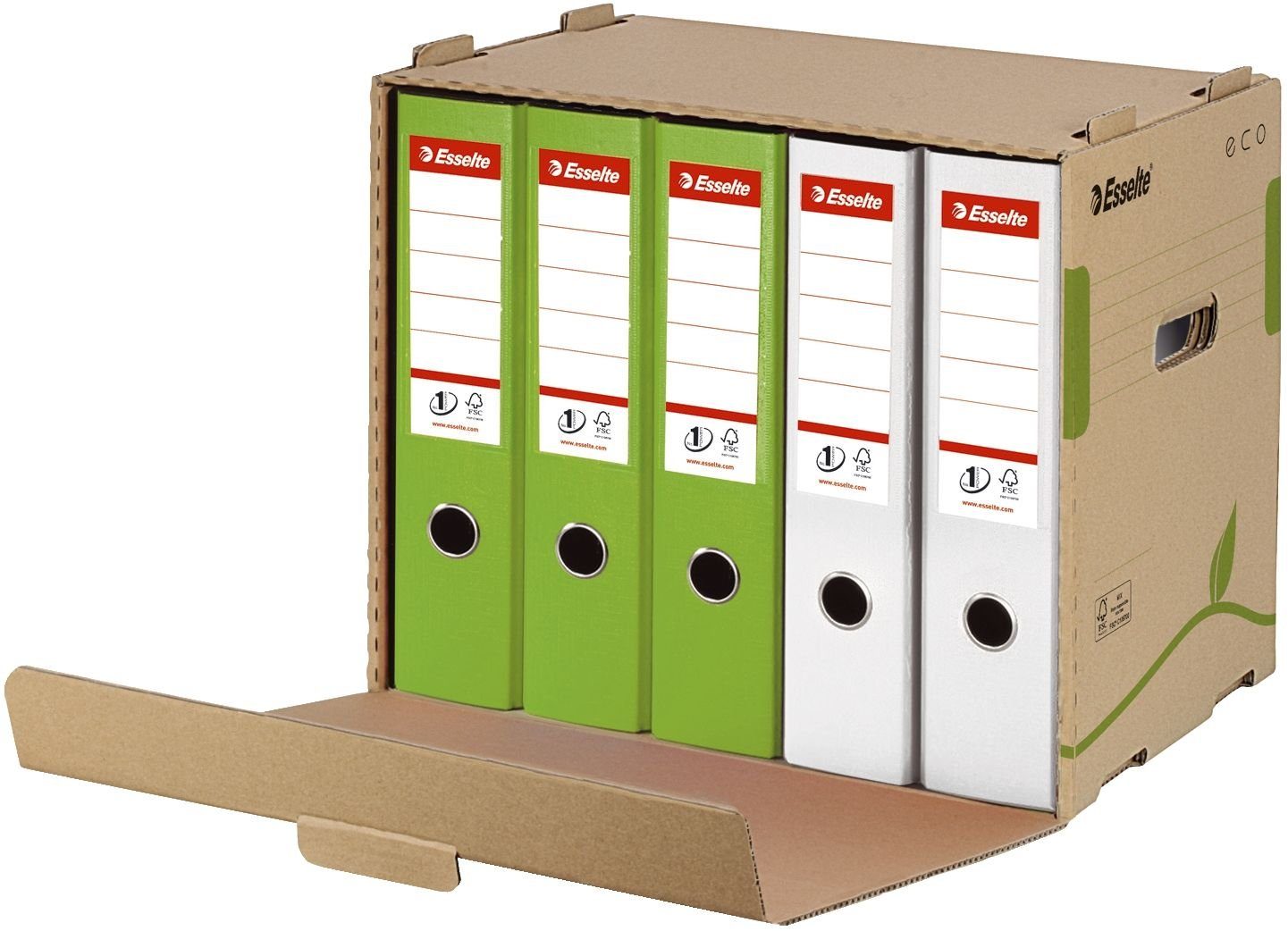 ESSELTE Archivcontainer Esselte Archiv-Container ECO für Ordner, braun