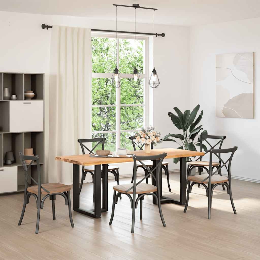 vidaXL Esstisch Esstisch mit Baumkanten 200x80x74cm günstig online kaufen