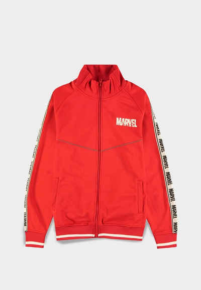DIFUZED Collegejacke »Marvel For Victory Men's Track Jacket in Red Neu Top«