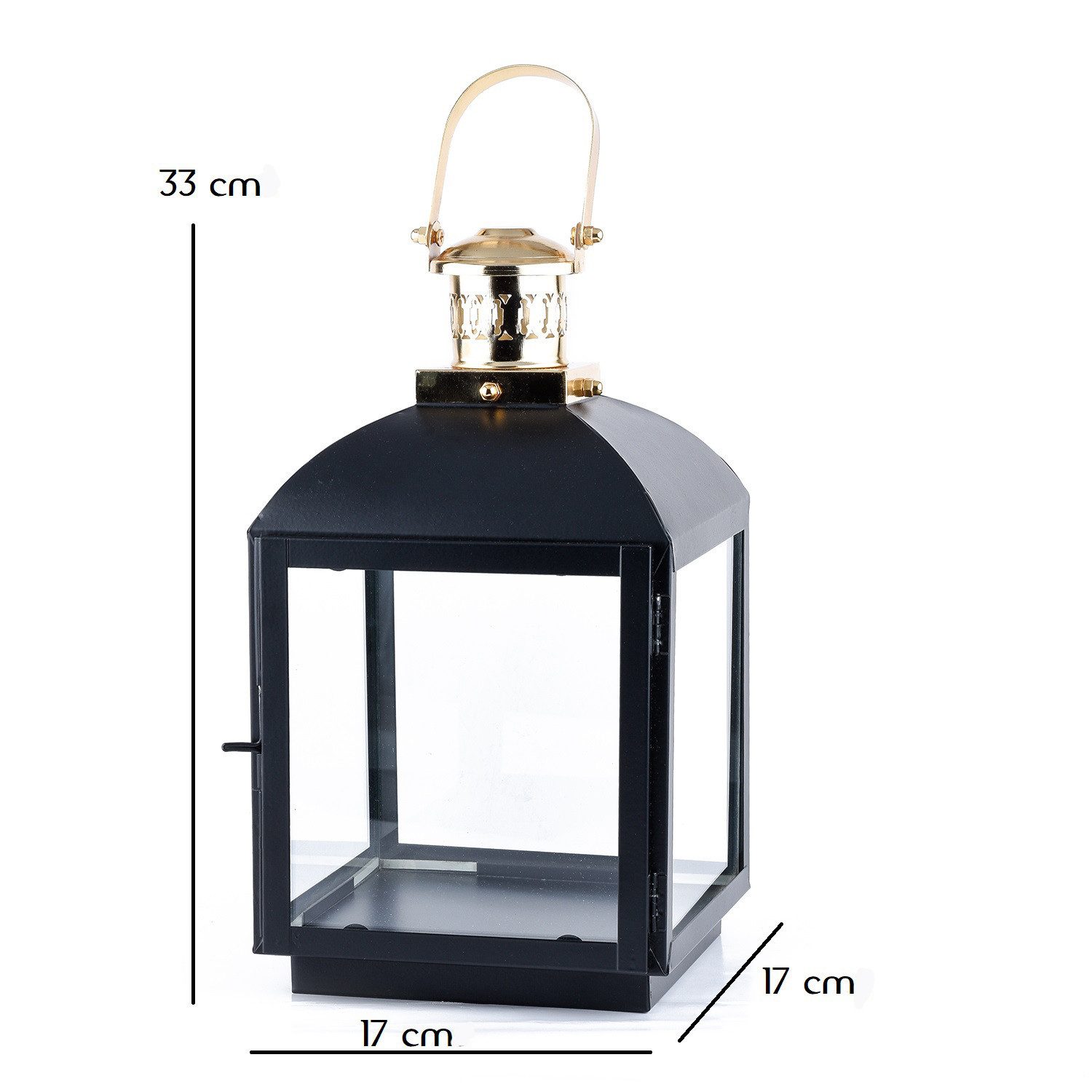 Marrakesch Orient & Mediterran Interior Kerzenlaterne 2er Set Skandinavisches Design Balkon Windlicht Gartenlaterne Eilin (2 St), 2er Set