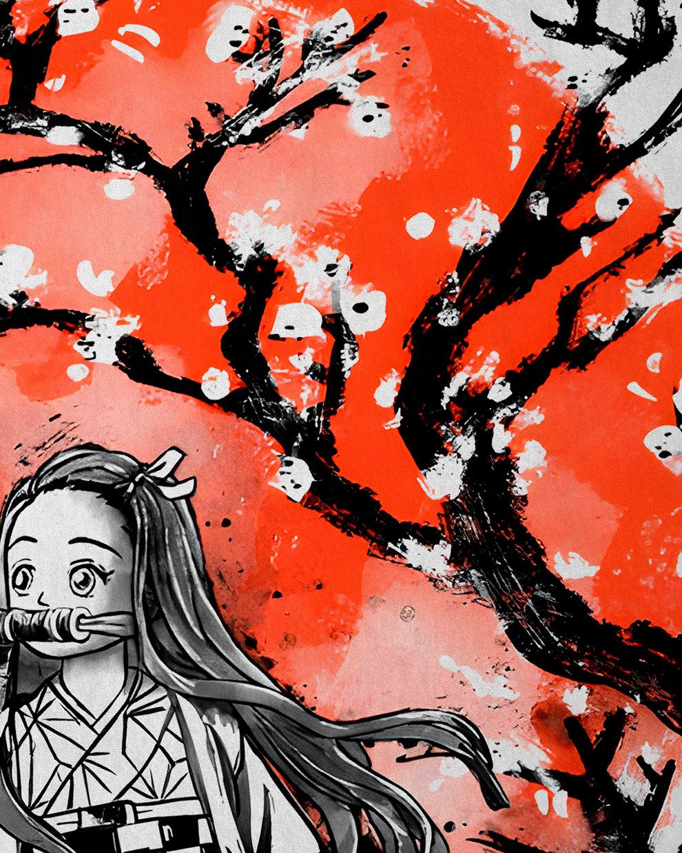 style3 T-Shirt Inked Sister demon slayer anime japan manga cosplay günstig online kaufen