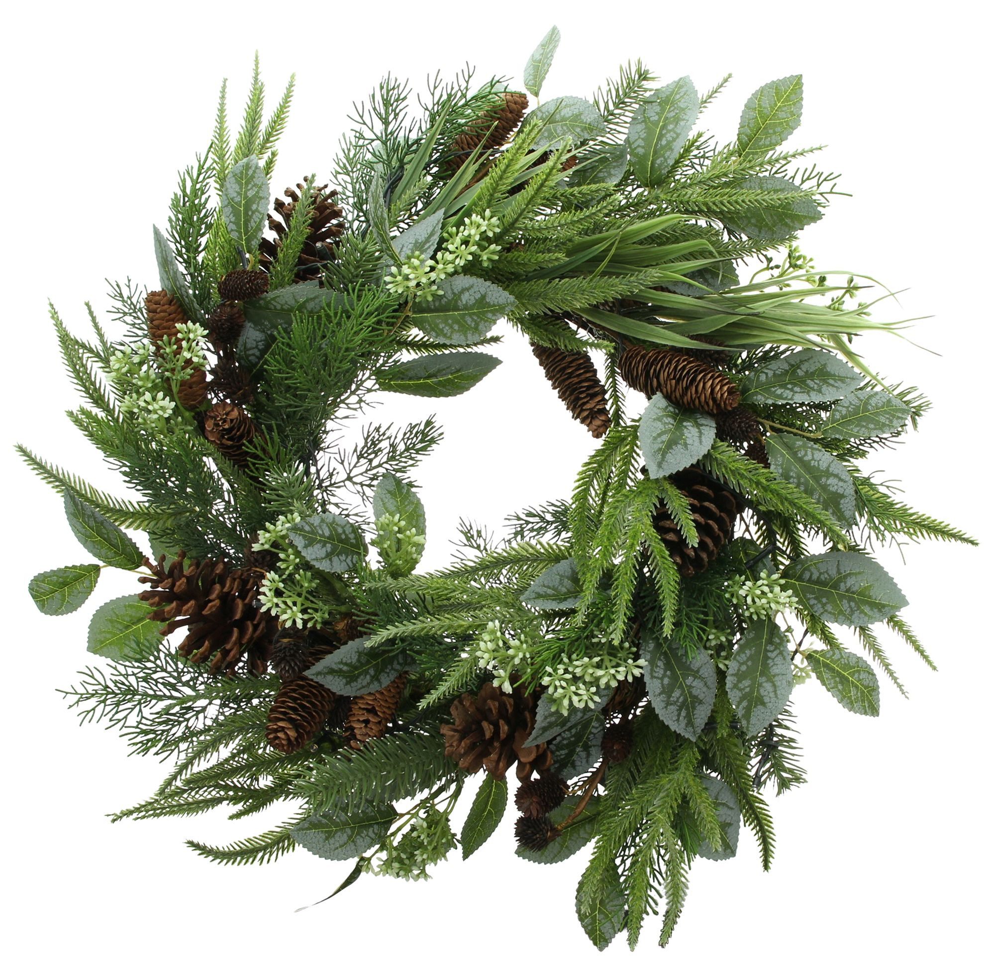 Frank Flechtwaren Dekokranz, Kranz Greenery groß günstig online kaufen