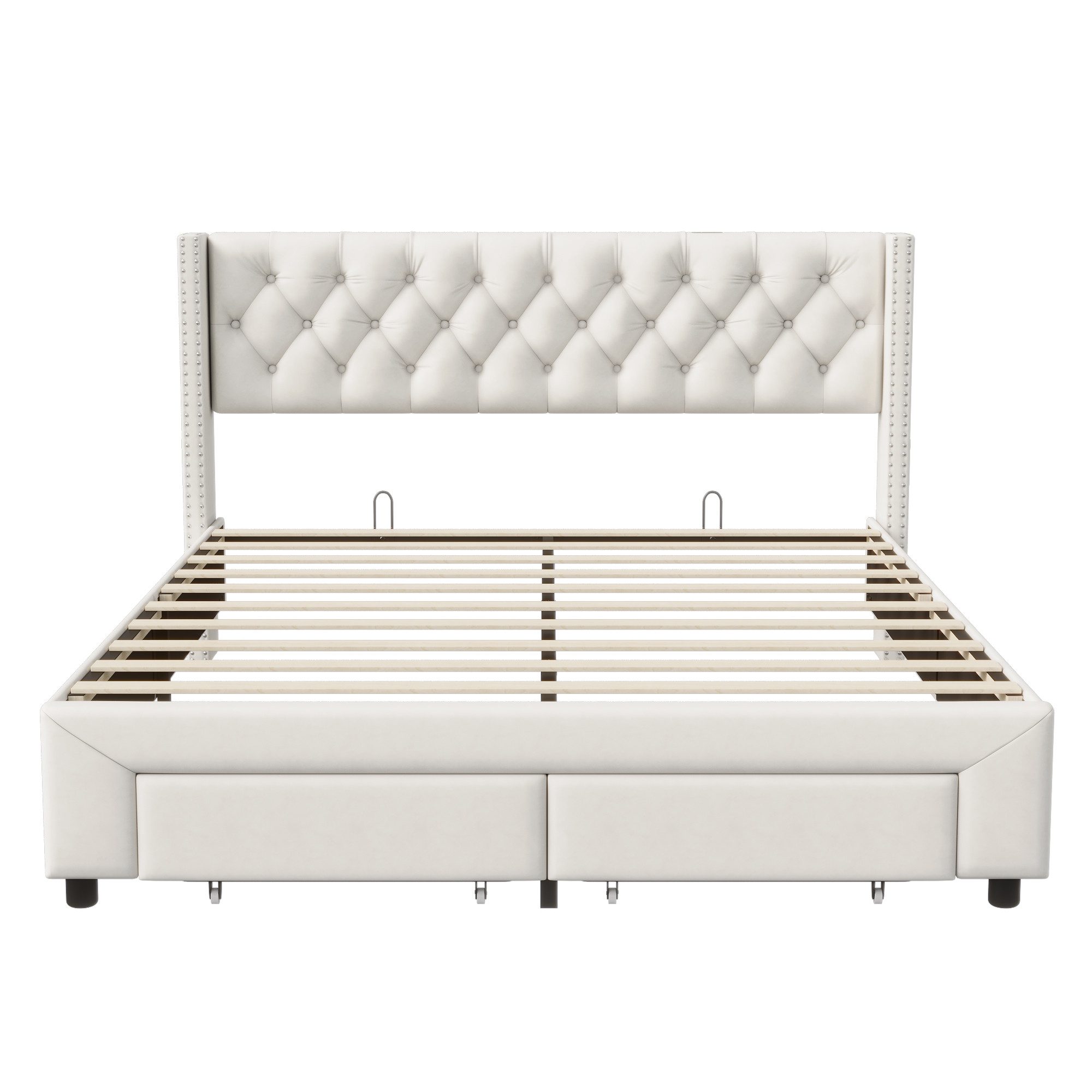 Furnishings Home Polsterbett Doppelbett Stauraumbett LED günstig online kaufen