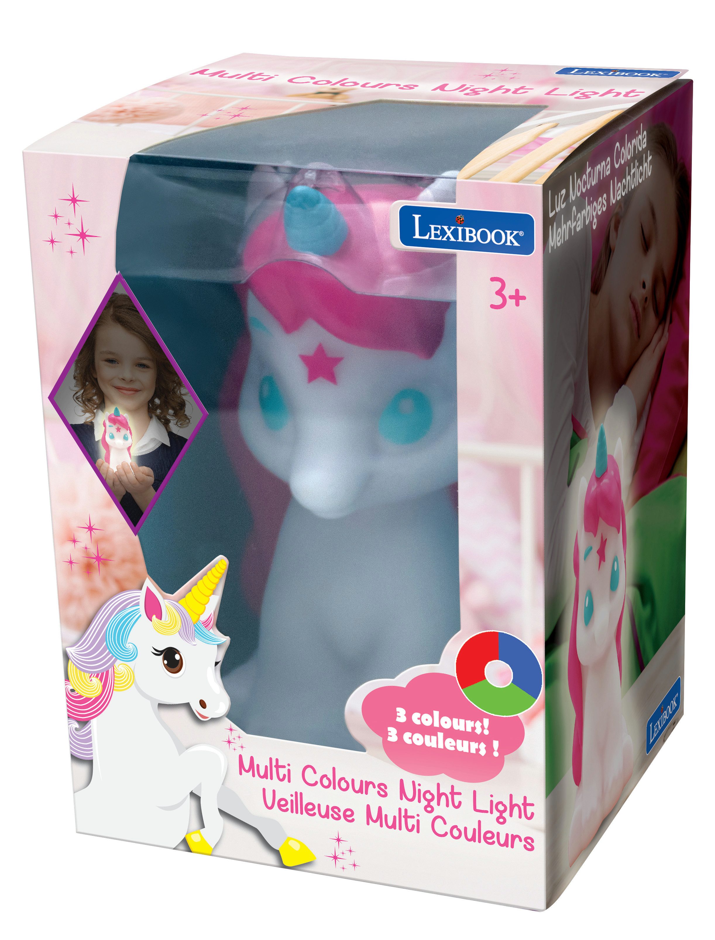 Lexibook® LED Nachtlicht NLJ01UNI Einhorn 3D