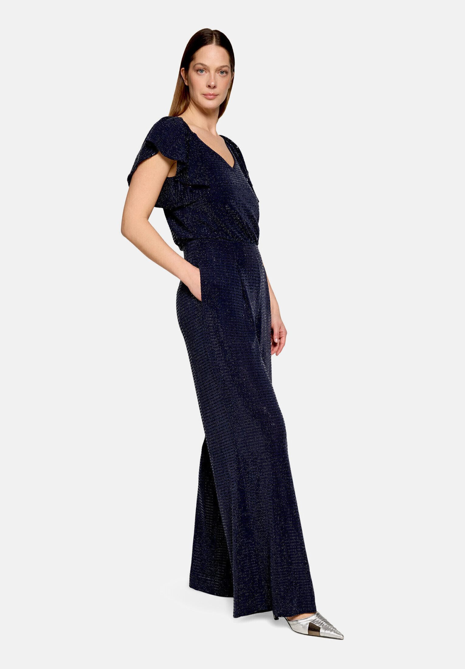 Vera Mont Overall Damen im Glitzer-Look (1-tlg)
