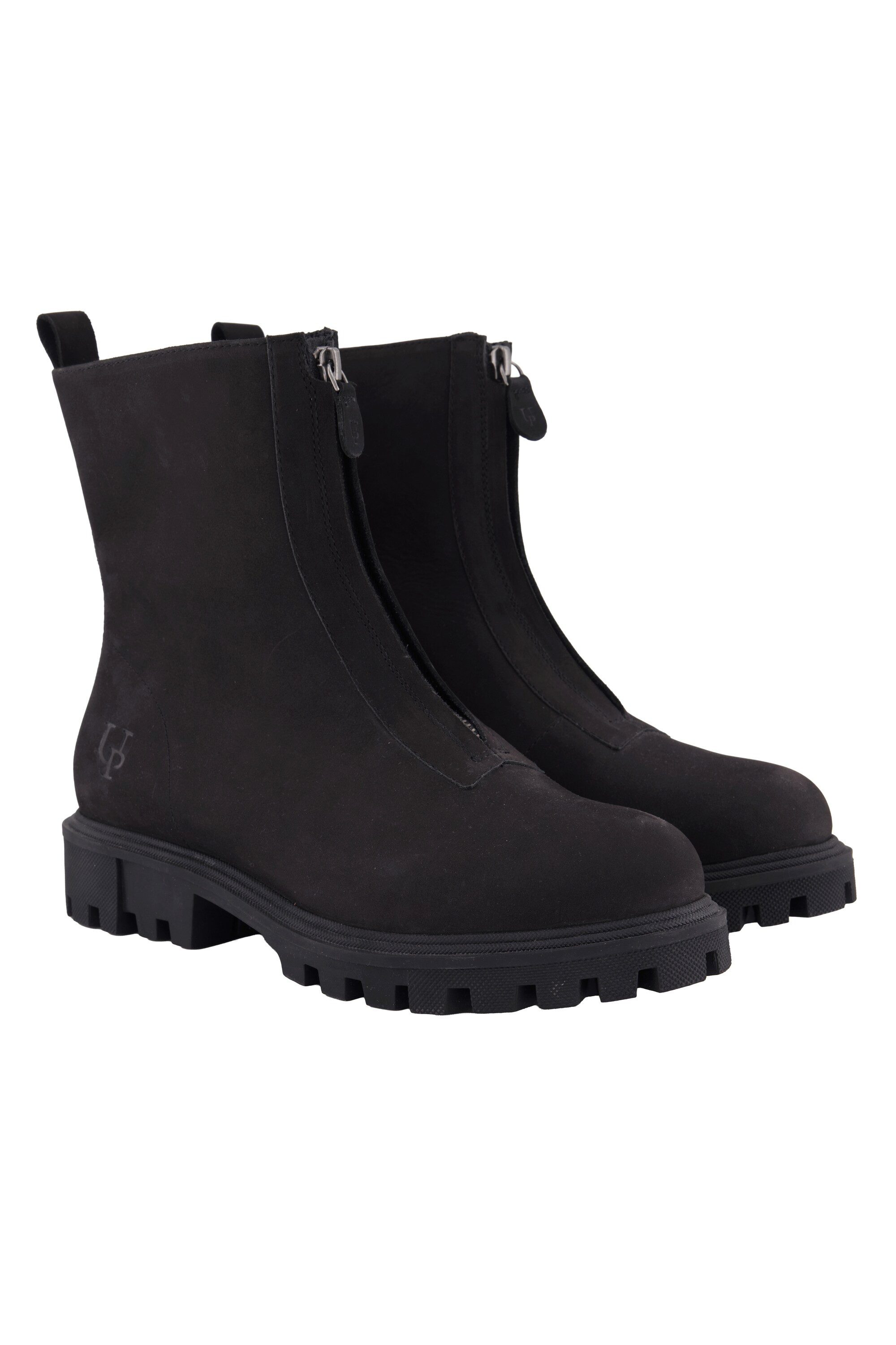 Ulla Popken Boots Nubukleder Reißverschluss Weite H Stiefel