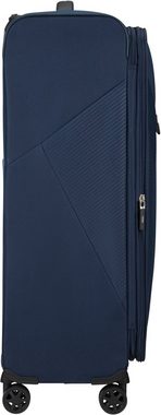 Samsonite Weichgepäck-Trolley Litebeam, midnight blue, 77 cm, 4 Rollen, Reisekoffer Großer Koffer Aufgabegepäck mit Volumenerweiterung