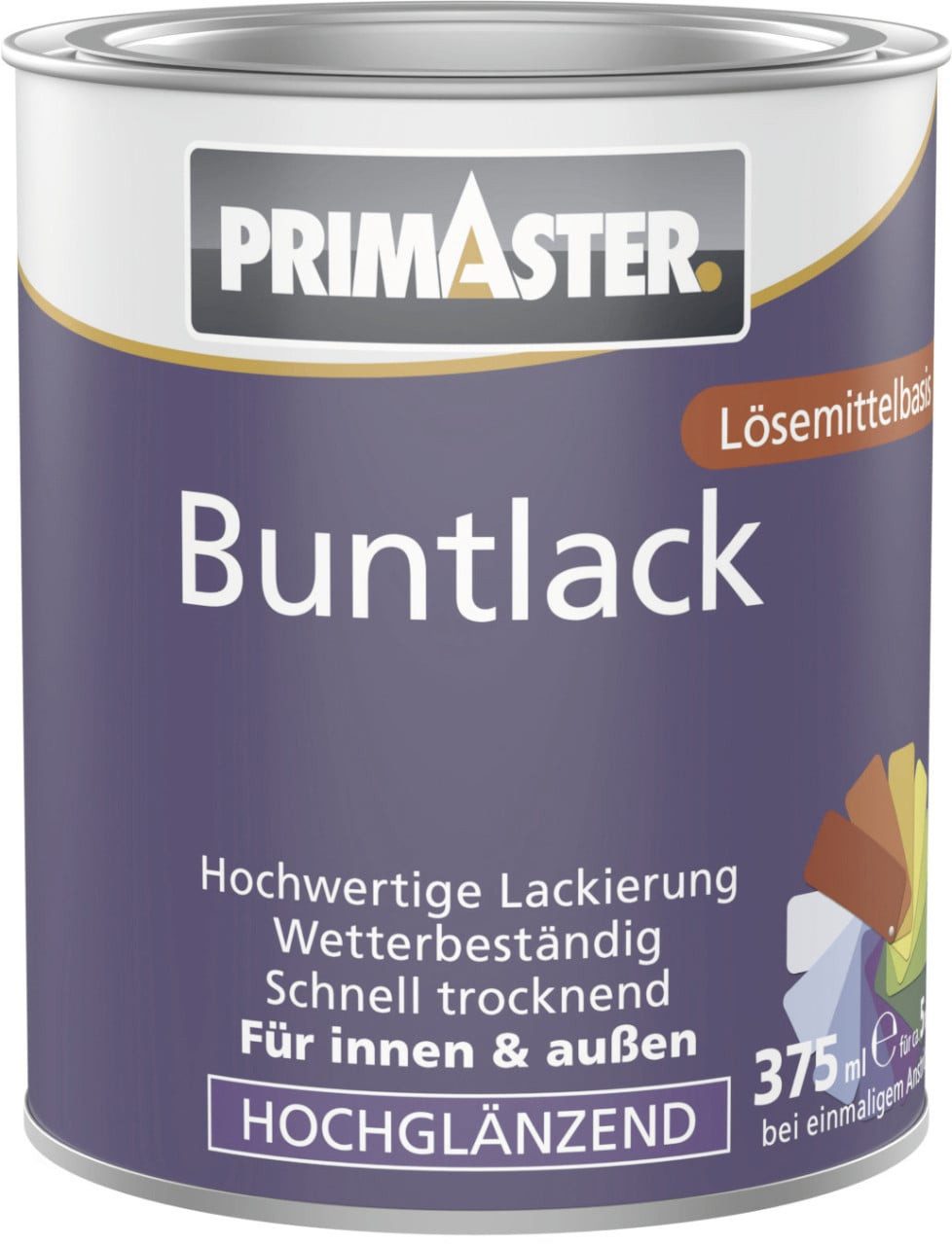 Primaster Acryl-Buntlack Primaster Buntlack 375 ml moosgrün hochglänzend