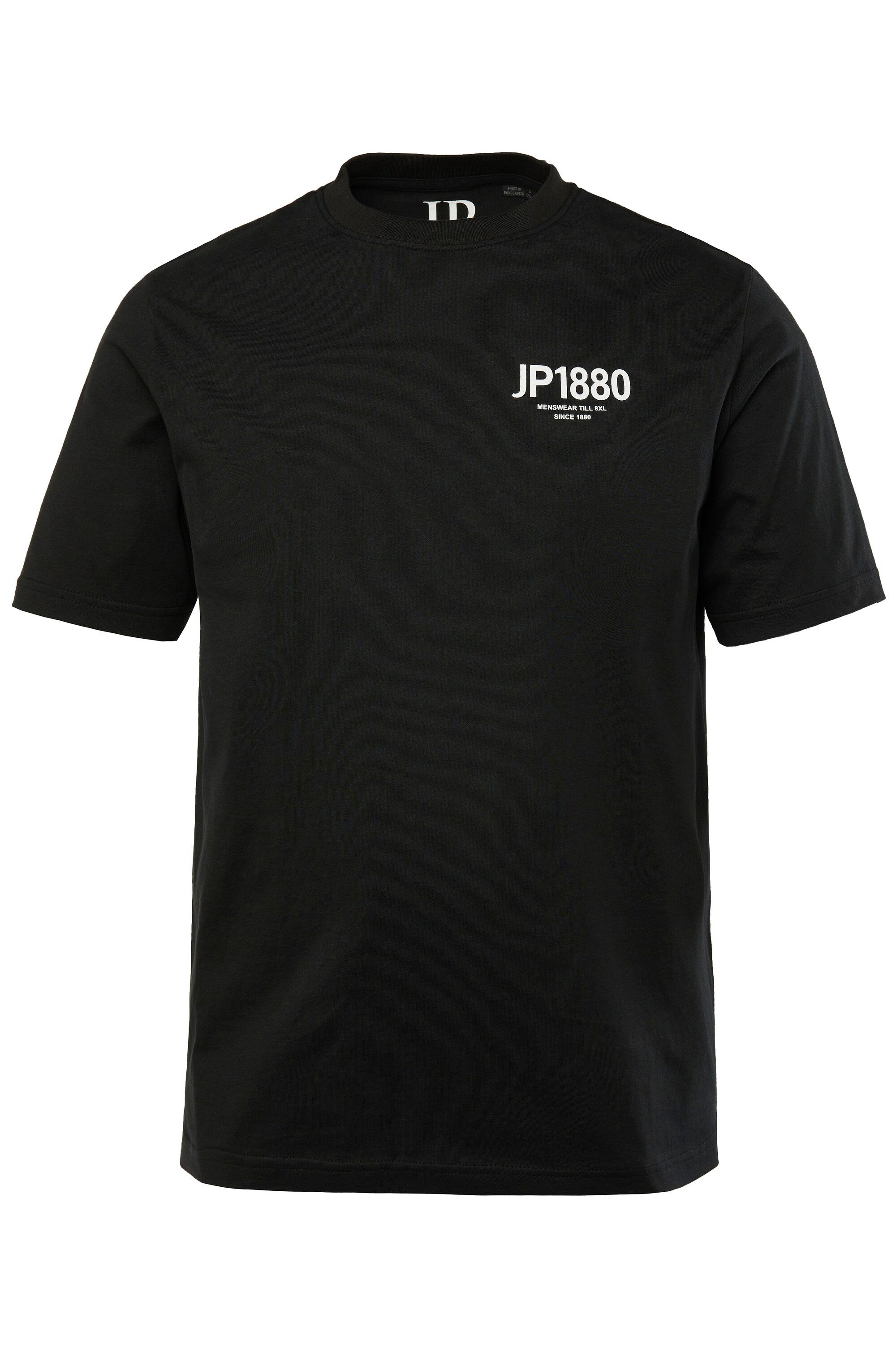 JP1880 T-Shirt T-Shirt Halbarm Brust-Print Rundhals