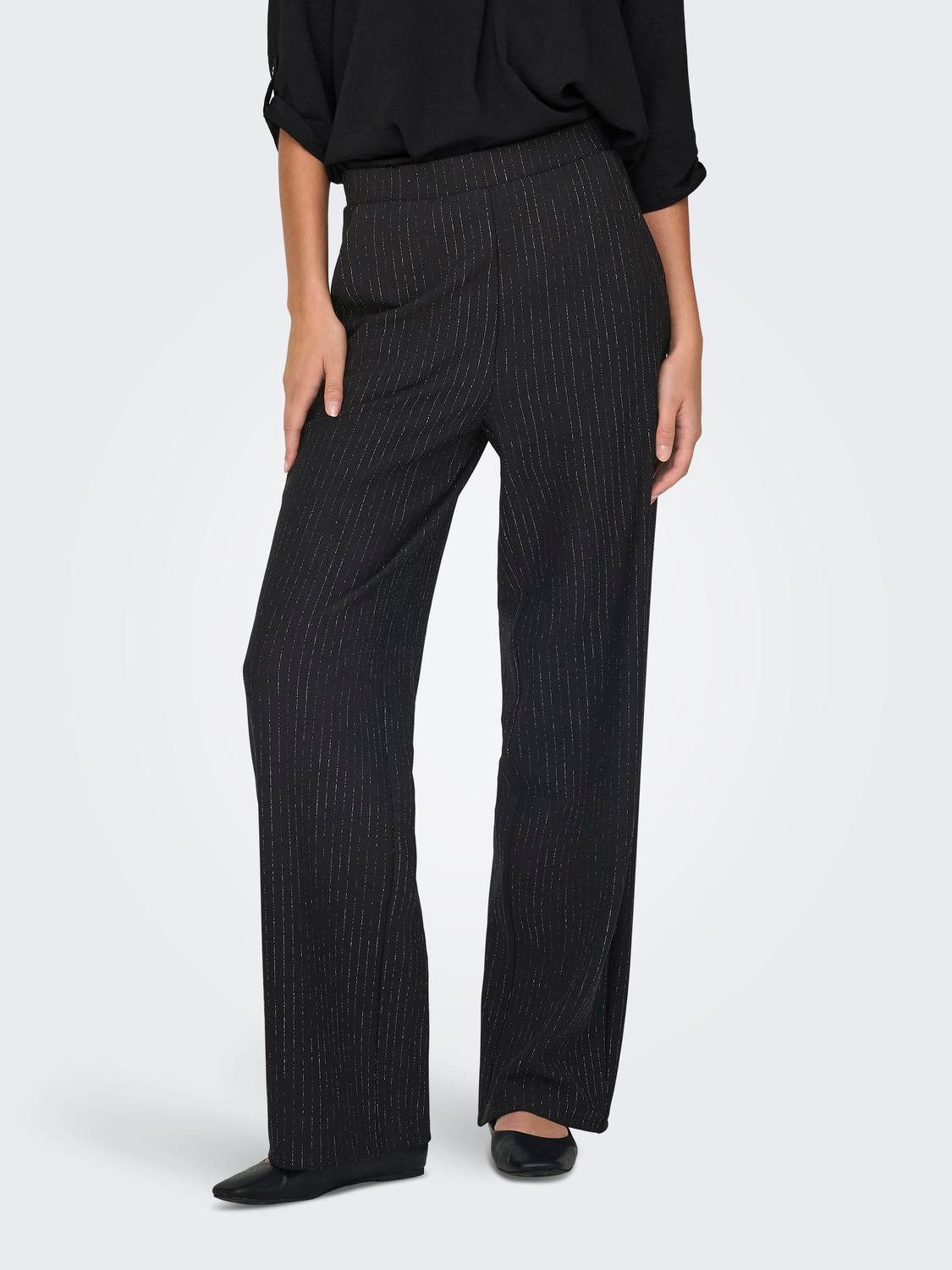 JACQUELINE de YONG Stoffhose Elastische Taille Regular Fit Bequem JDYMARY G günstig online kaufen
