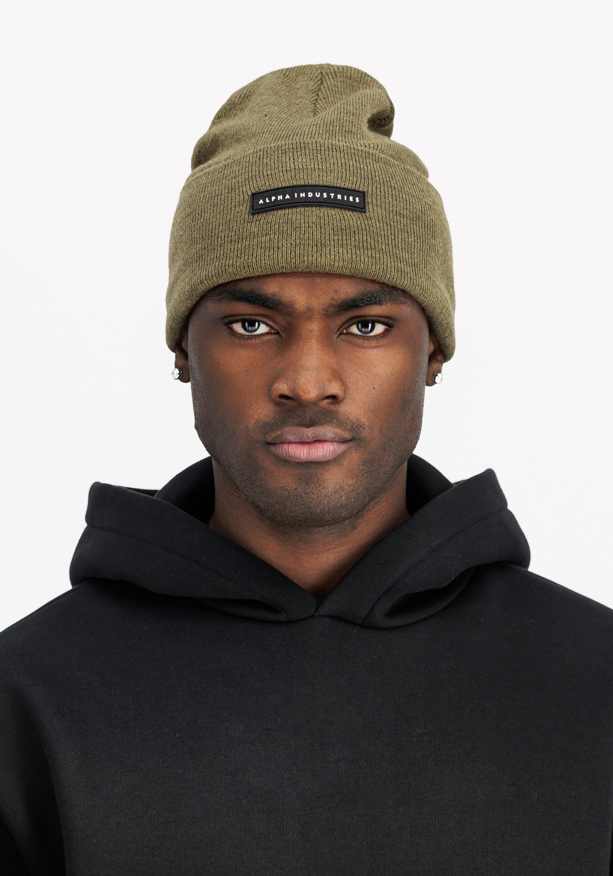 Alpha Industries Skimütze Rubber Logo Beanie