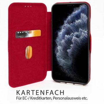 CoolGadget Handyhülle Business Premium Hülle für Huawei P30 Lite 6,2 Zoll, Handy Tasche mit Kartenfach für P30 Lite New Edition Schutzhülle