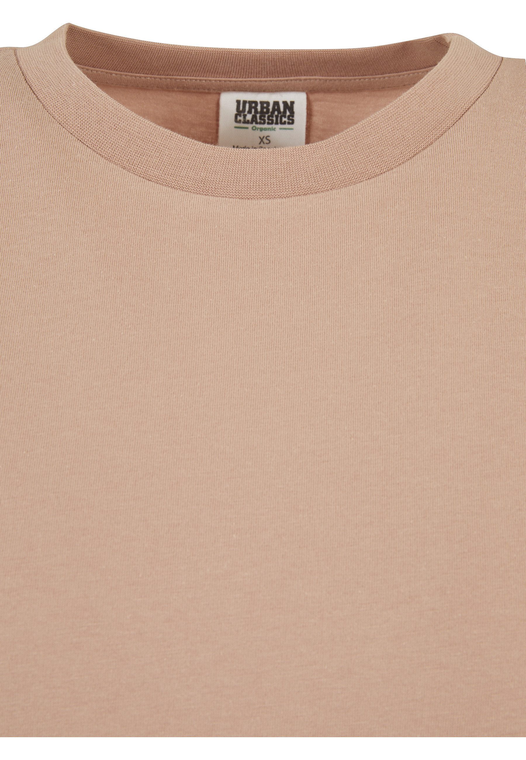 URBAN CLASSICS Shirtkleid Urban Classics Damen Ladies Organic Oversized Slit Tee Dress (1-tlg)