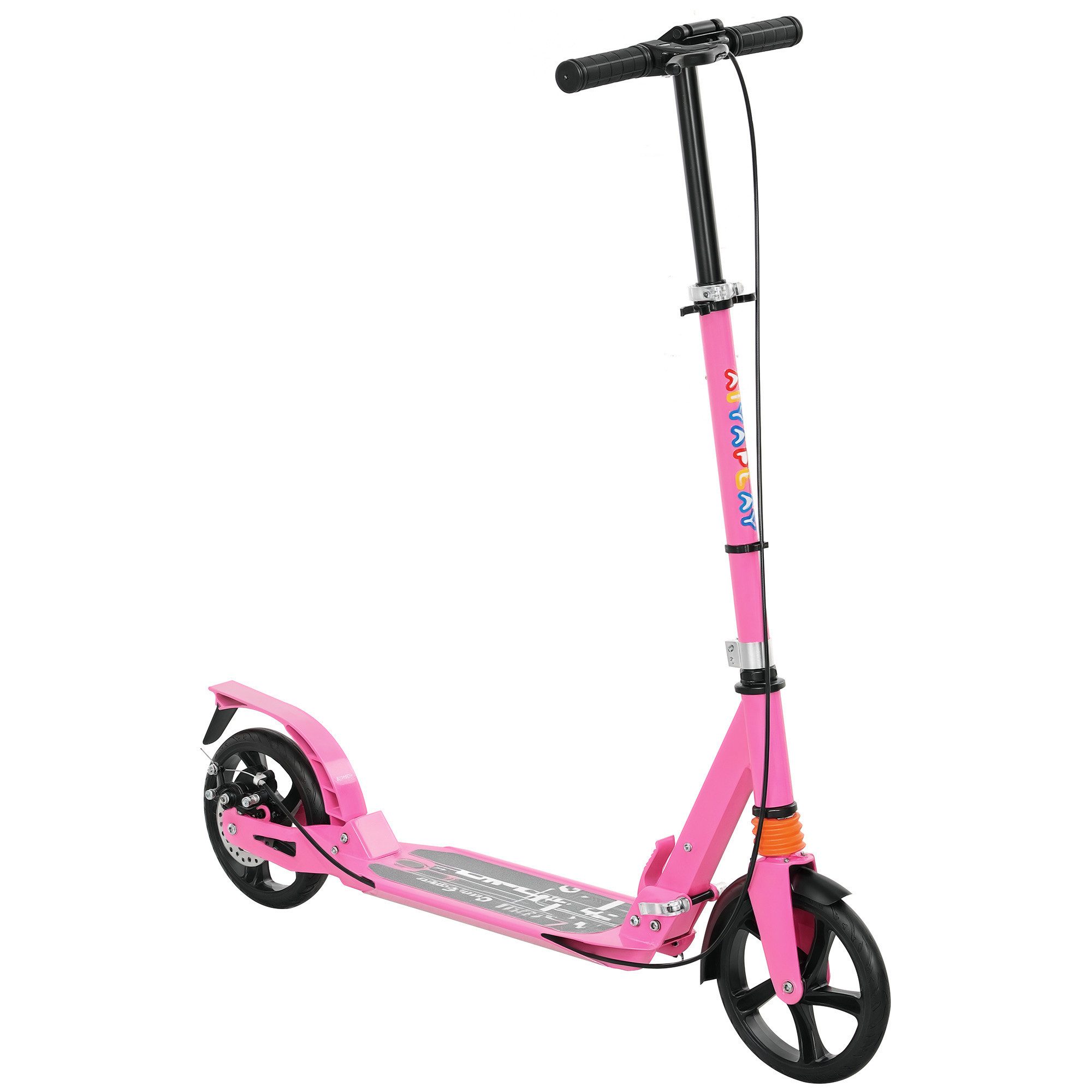 Cityroller klappbar höhenverstellbar Kinder Scooter mit verstellbaren Griffen