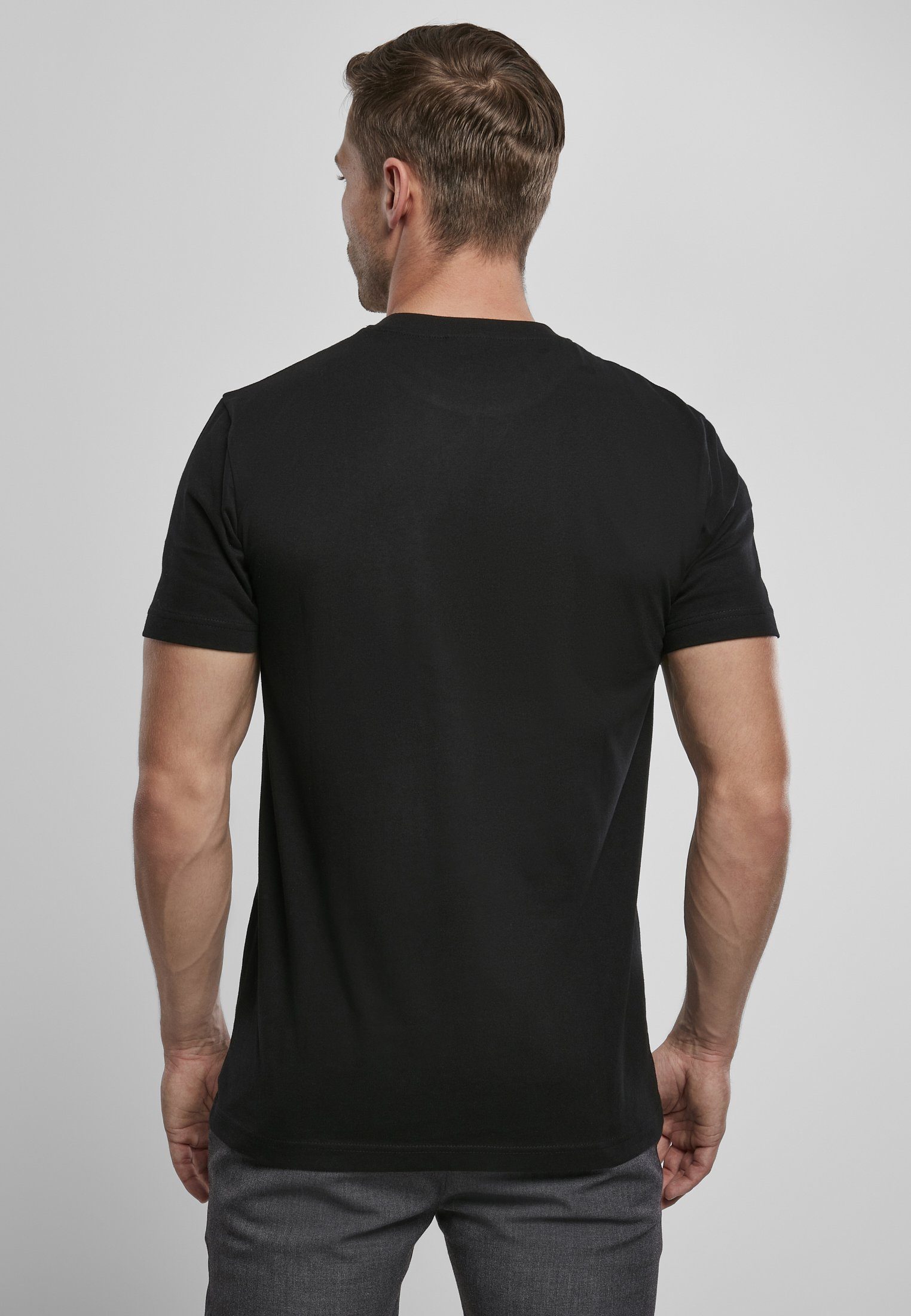 Herren Tee URBAN (1-tlg) Basic black Pocket Cotton T-Shirt CLASSICS Organic