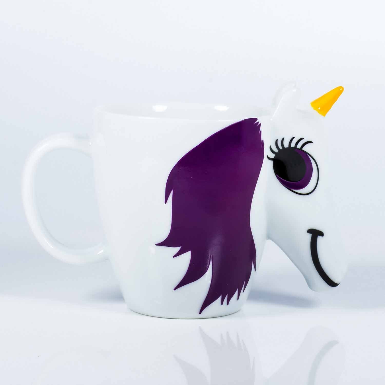 Thumbs Up Tasse Tasse mit Keramik, Einhorn Tasse Farbwechsel, Farbwechseleffekt - Mug" "Unicorn