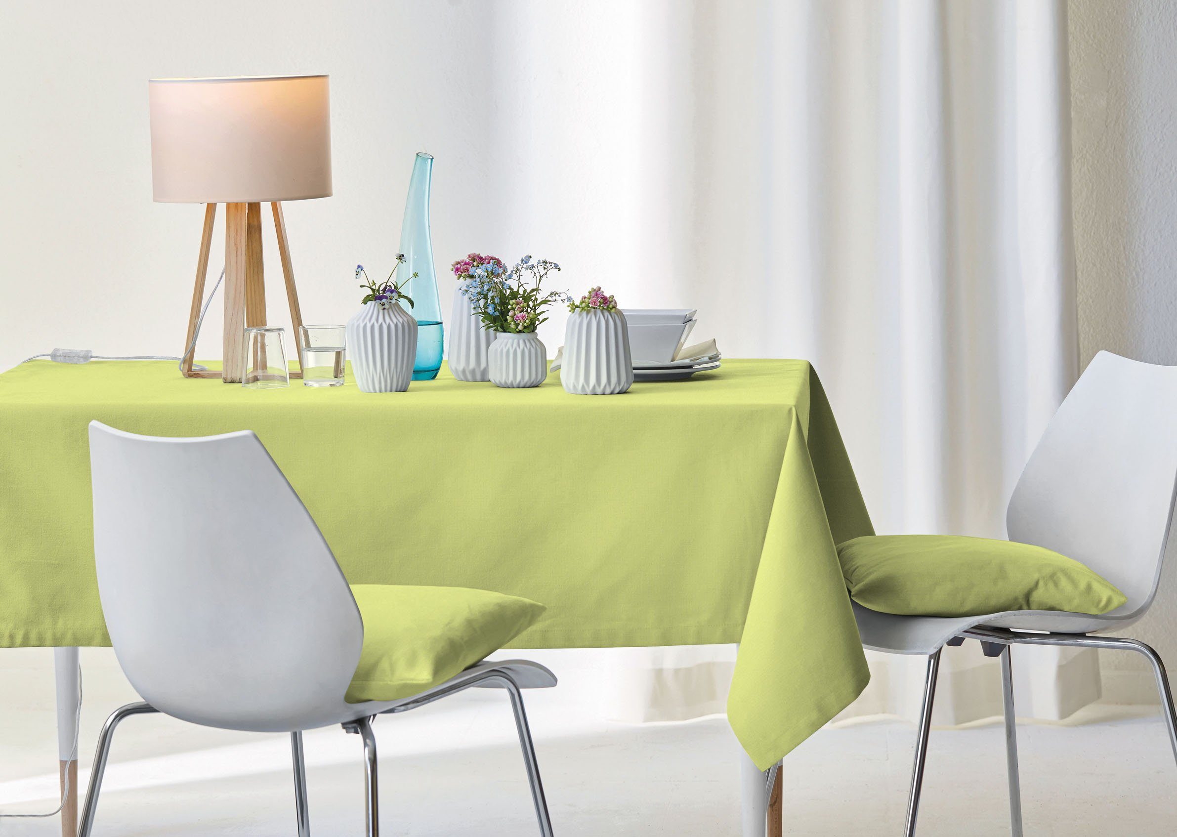 APELT Tischdecke 4362 Rips - UNI (1-tlg), Wasser- und Schmutzabweisend – Bild 3 von 5