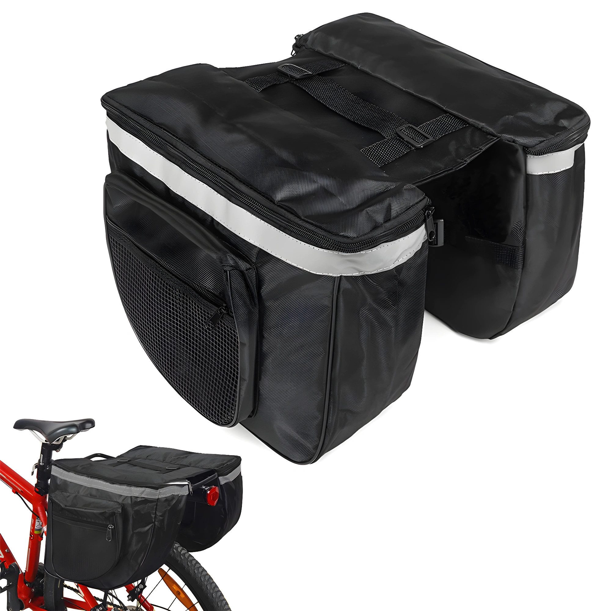 Fahrradtasche Fahrradtasche Gepäckträgertasche Satteltasche Seitentasche Fahrrad