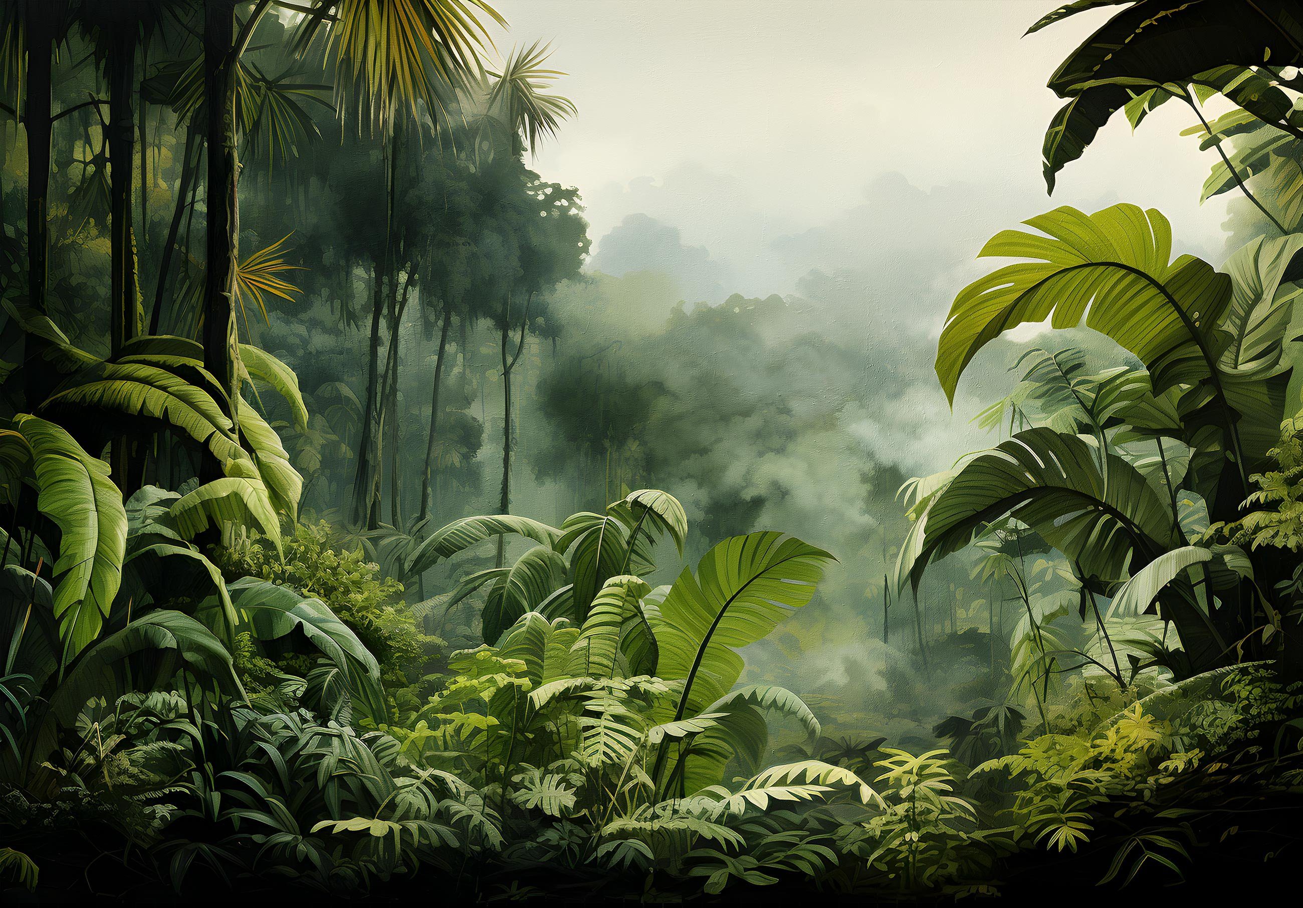 Wallarena Fototapete Dschungel Wald Tropenwald Vlies Tapete Schlafzimmer Wa günstig online kaufen