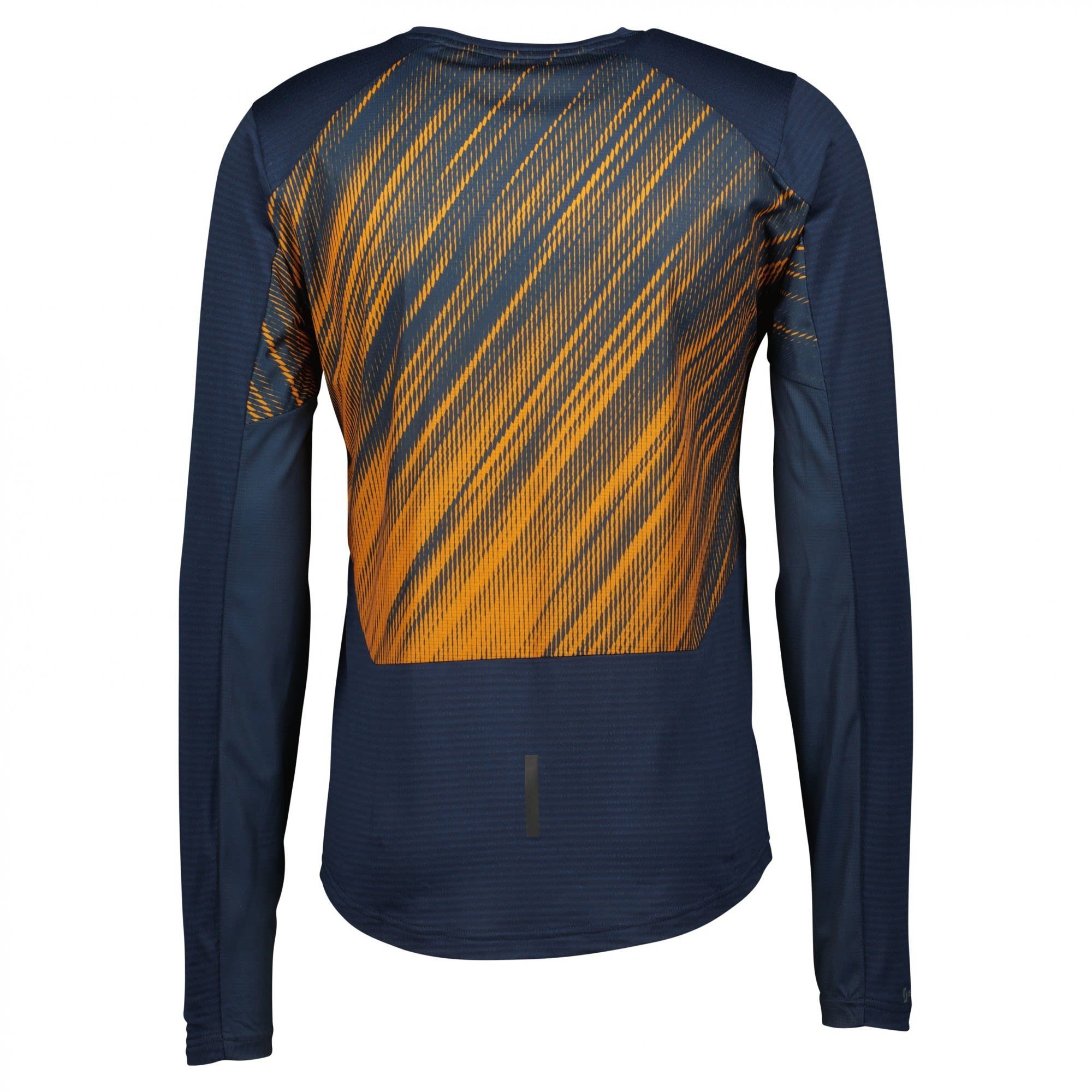 Orange Scott - L/sl Langarmshirt Copper Langarm-Shirt Herren Scott Run Blue Shirt M Trail Midnight
