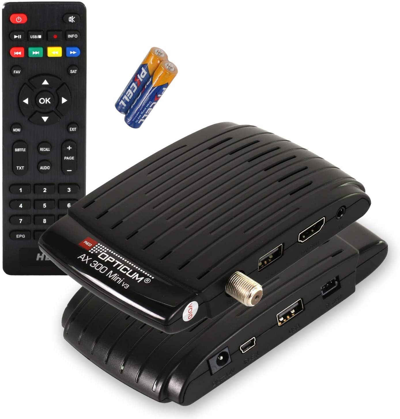 Opticum Red Opticum AX 300 Mini V3 PVR - digitaler HD Satellitenreceiver / Satellitenreceiver