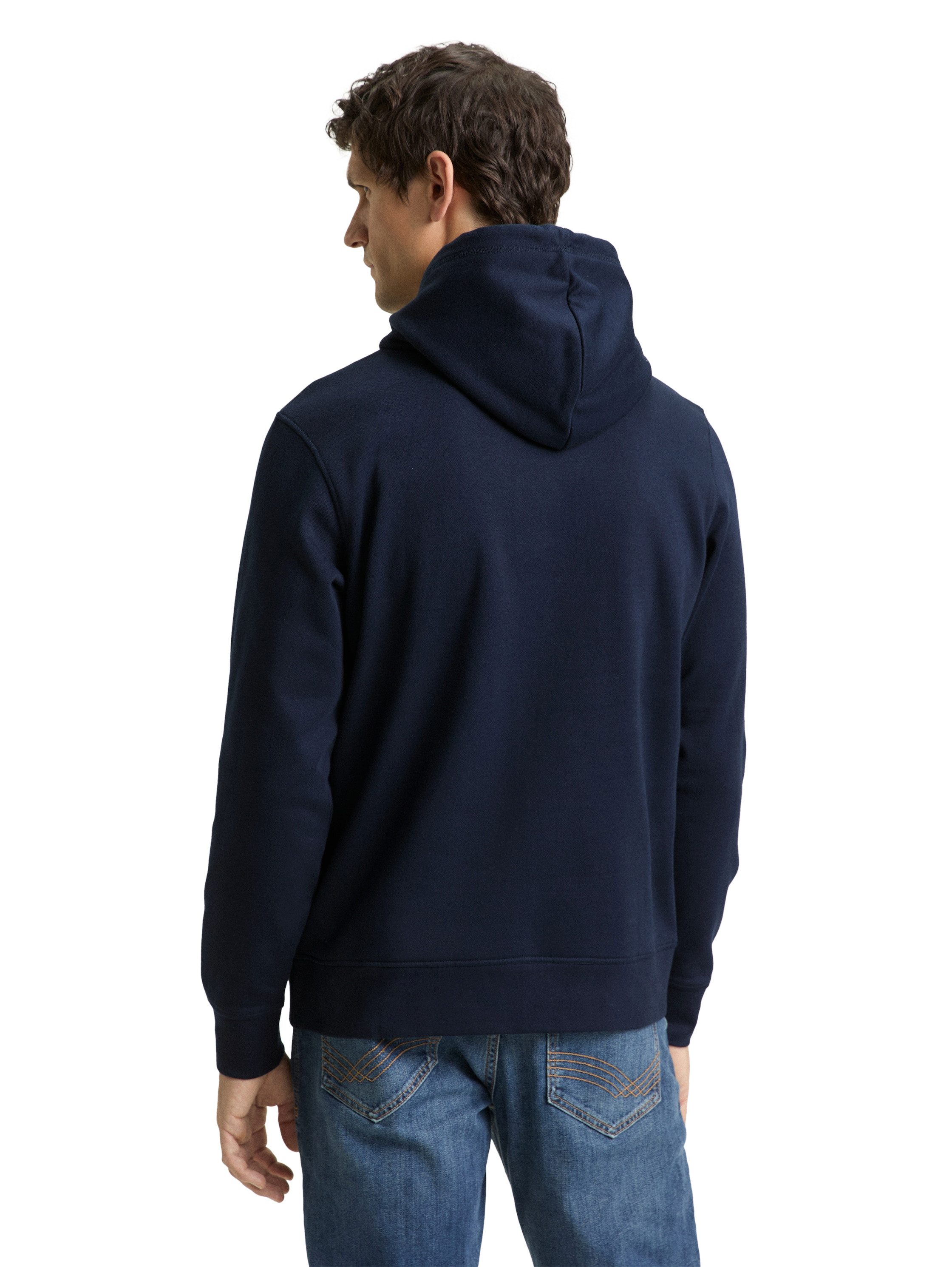 TOM TAILOR Hoodie mit Logo Stickerei