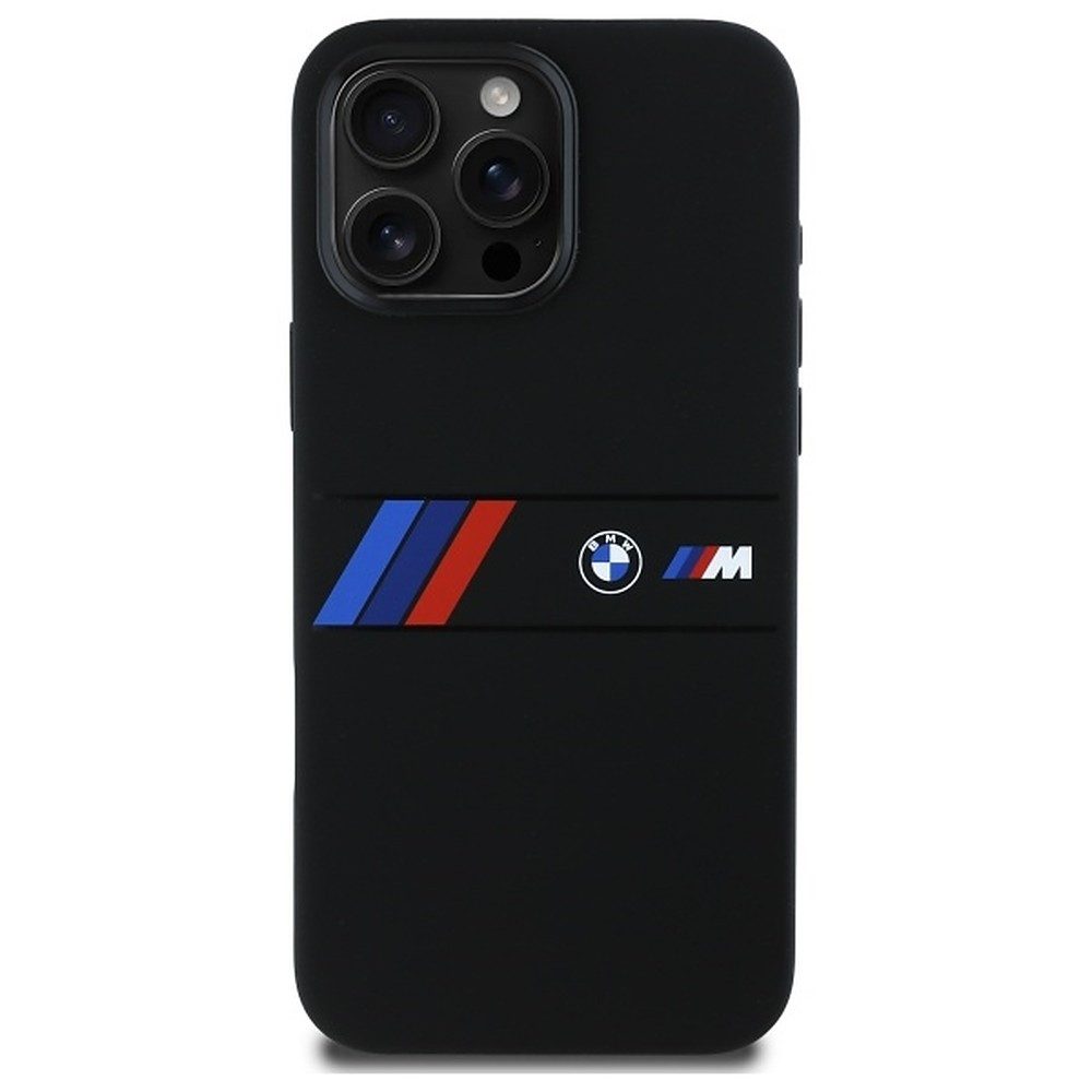 BMW Handyhülle Schutzhülle Magnethülle Hartschale 6,9 Zoll, MagSafe, Soft-Touch-Silikon, Metallring