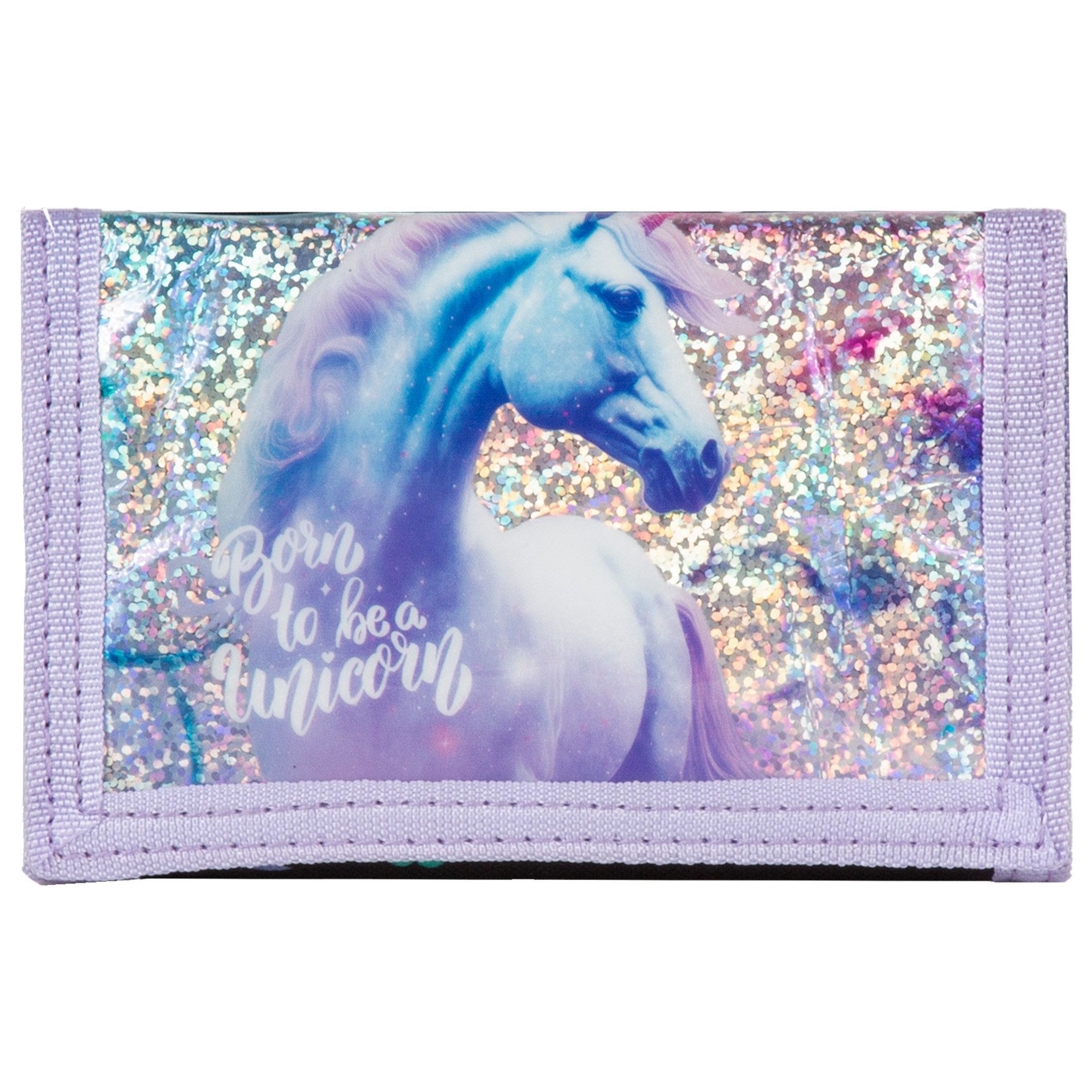 DERFORM Geldbörse Einhorn Geldbeutel Kinder Portemonnaie Unicorn (1-tlg)
