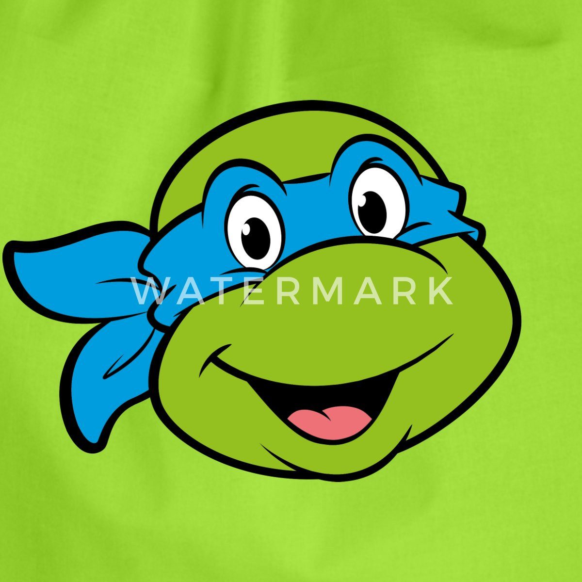 Spreadshirt Turnbeutel Teenage Mutant Ninja Turtles Leonardo Kostüm Turnbeutel (1-tlg)