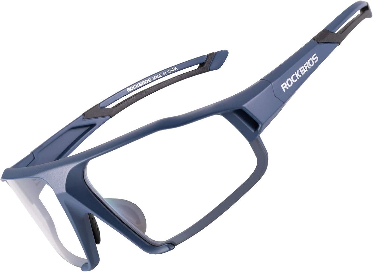 Fahrradbrille Photochrome Unisex Fahrrad-Sportbrille mit UV400 Schutz für Outdoor