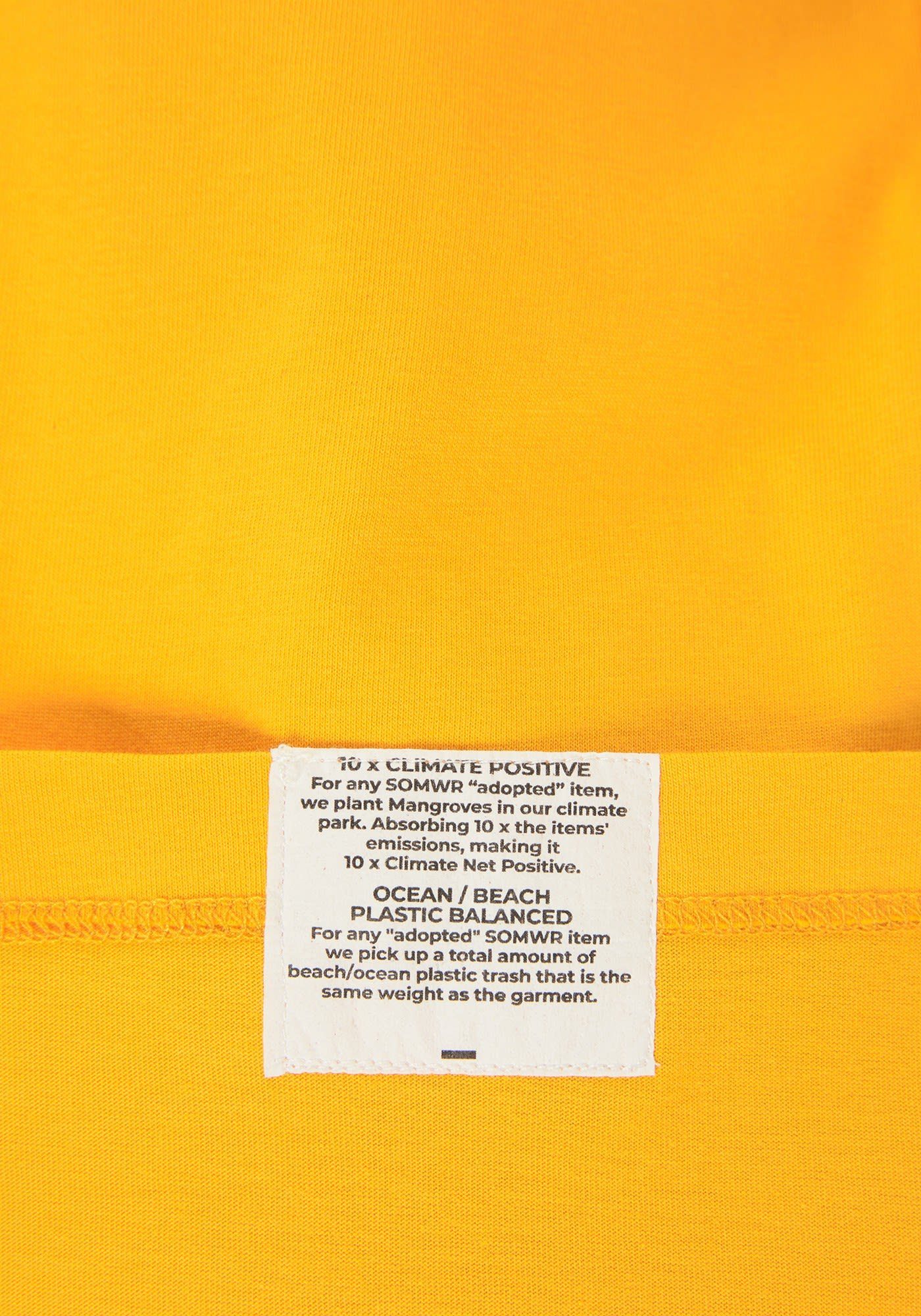 Vacant Tee Damen Saffron Kurzarm-Shirt T-Shirt W SOMWR Yellow Somwr