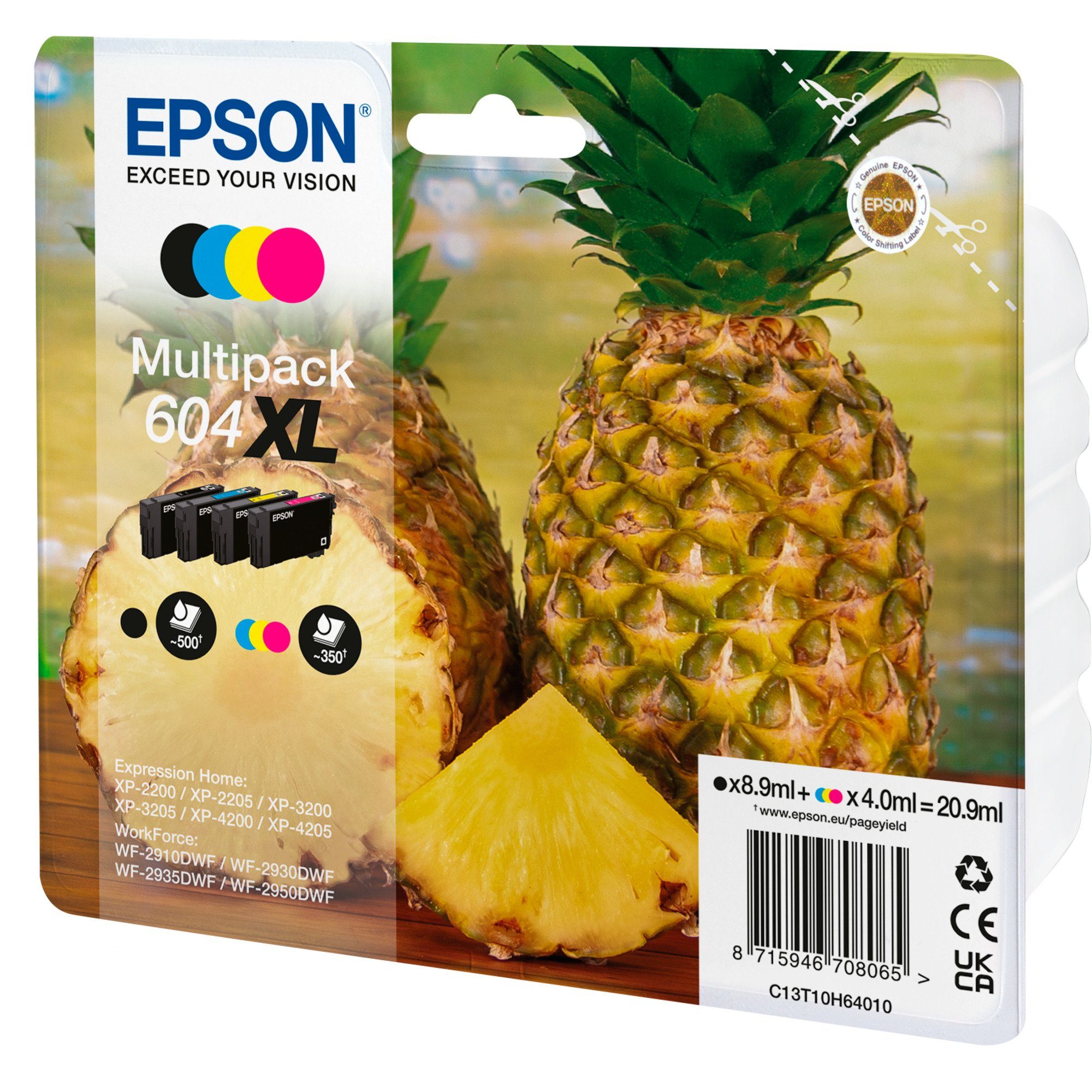 Epson Epson Tintenpatrone (C13T10H64010) Tinte 604XL Multipack
