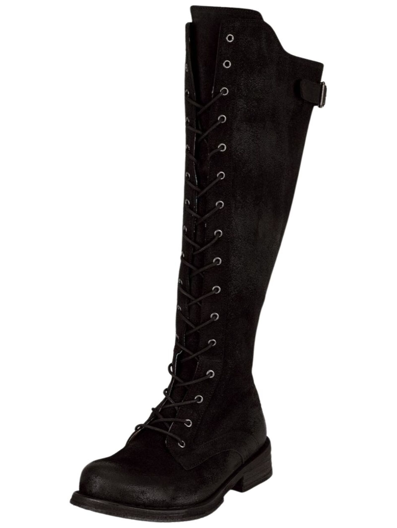 Felmini Wide Fit Stiefel Leder Schnürstiefel günstig online kaufen
