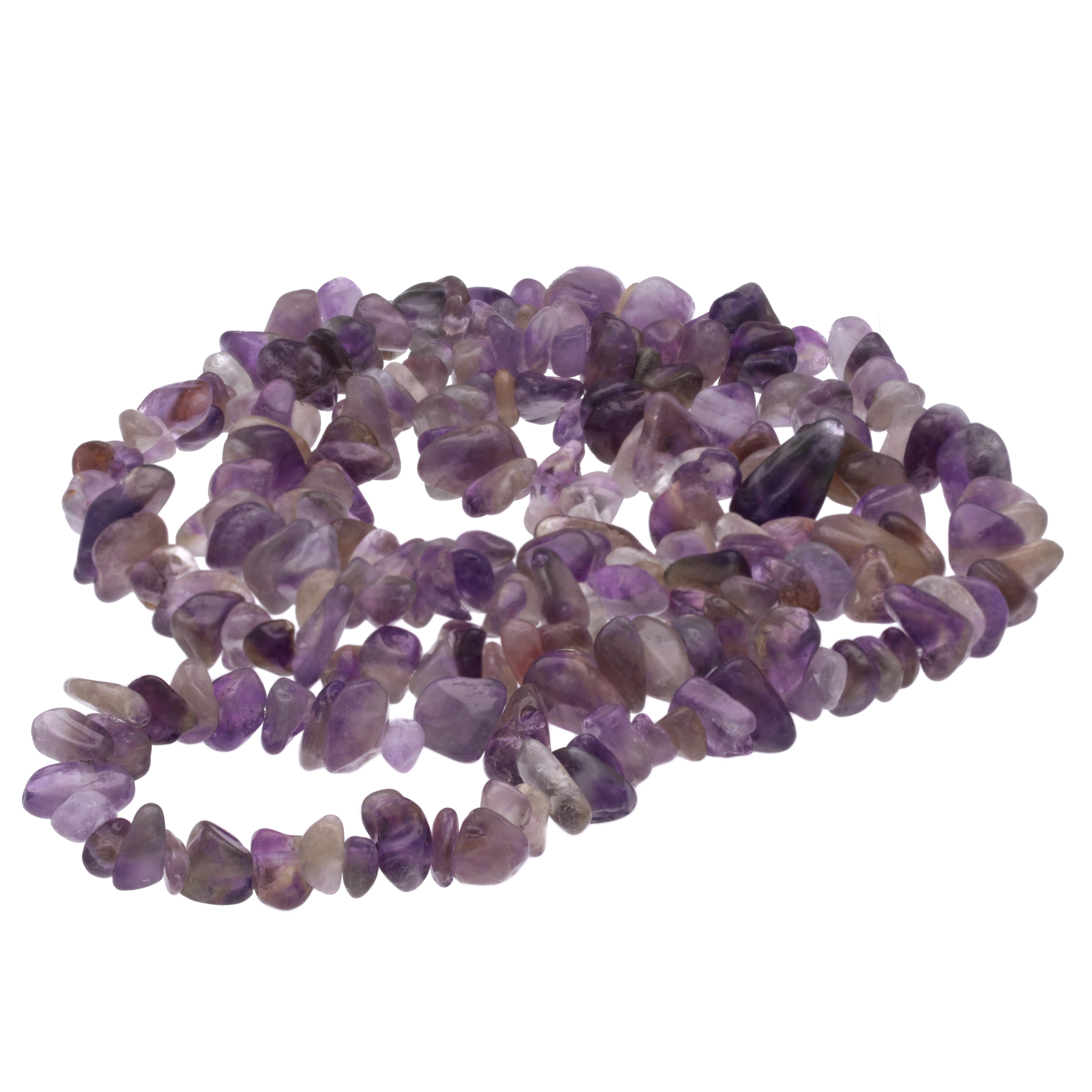 Lebensquelle Plus Kette ohne Anhänger Amethyst Splitterkette, 80 cm